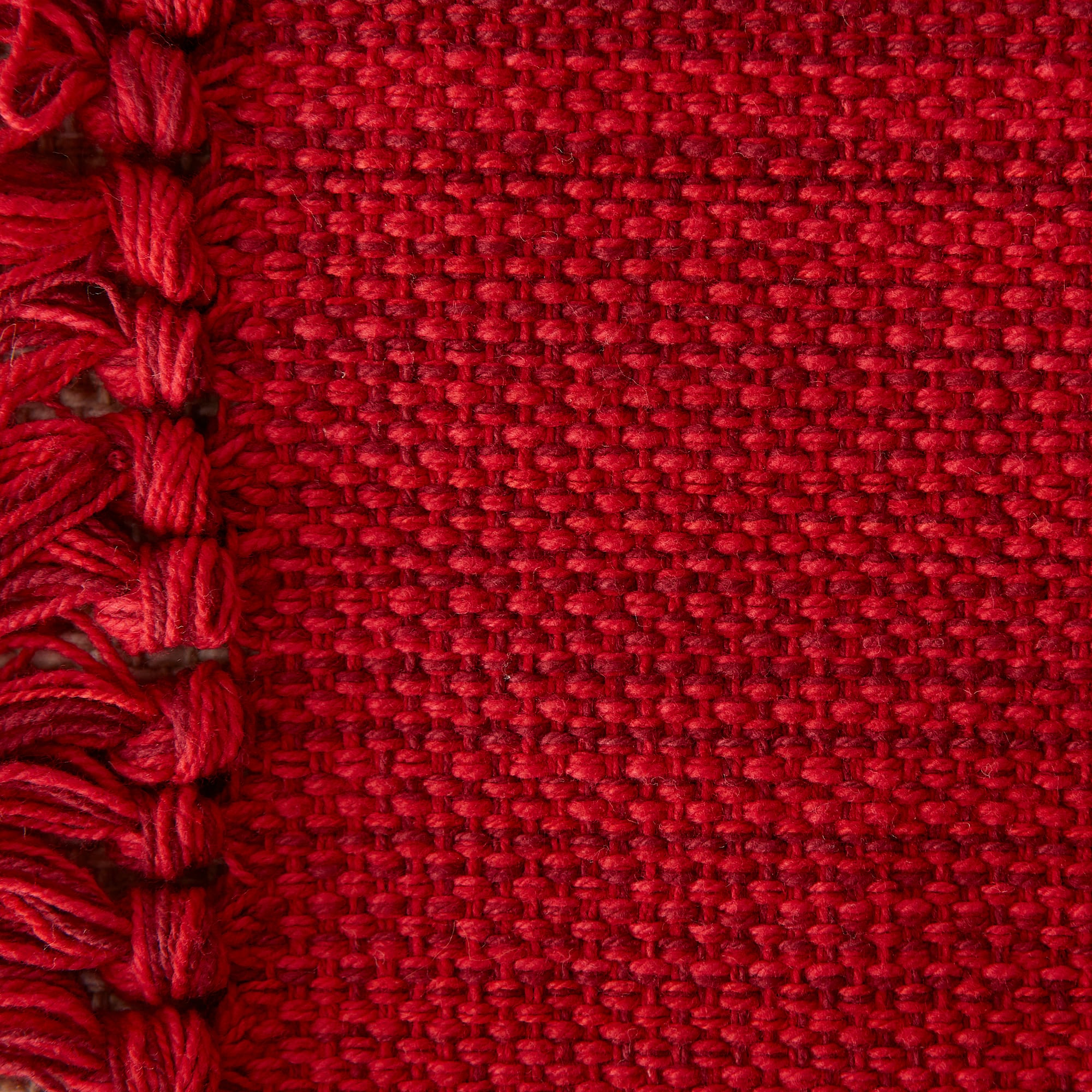 DII® Variegated Red Fringe Placemat & Napkin Set, 8ct.