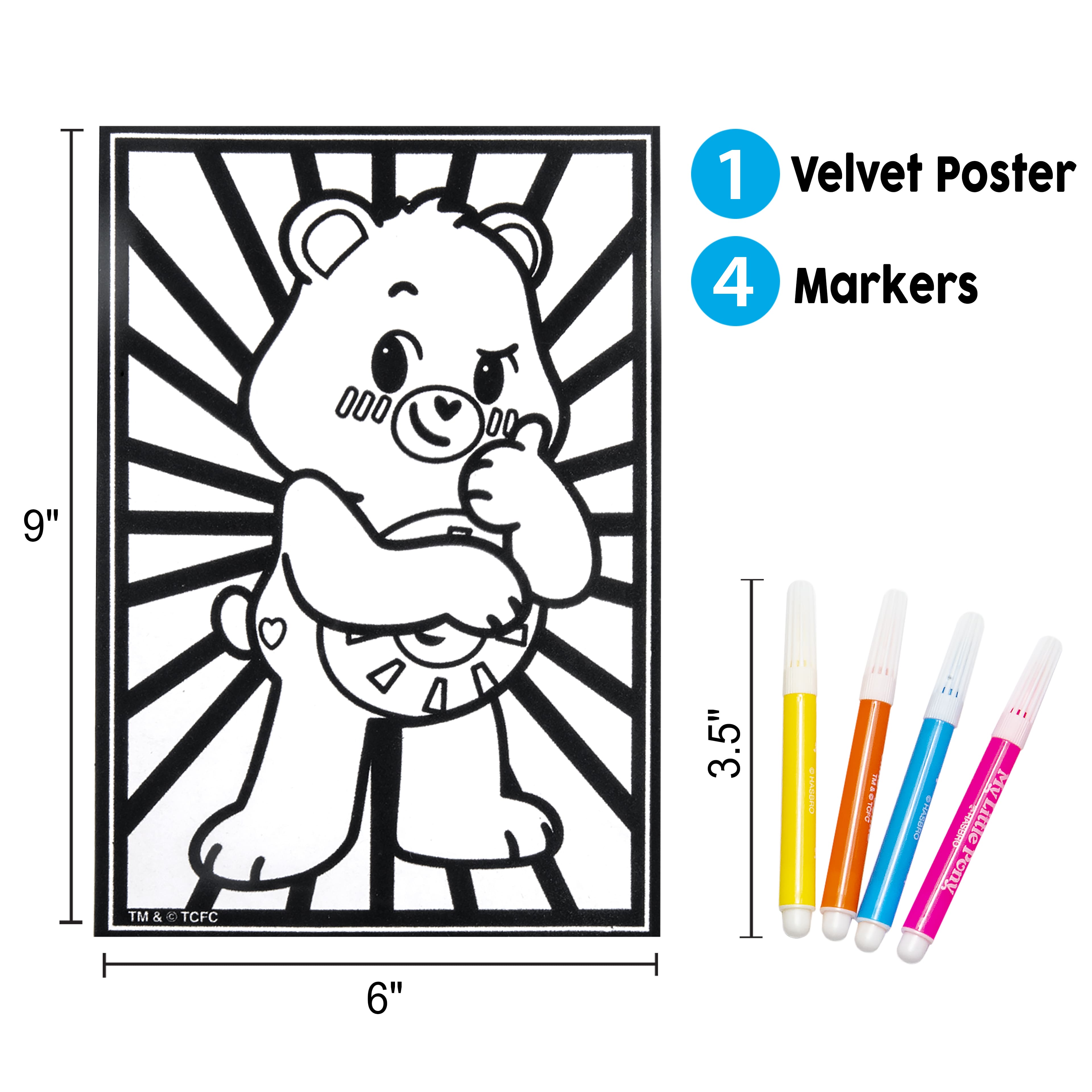 Care Bears&#x2122; Velvet Poster Kit