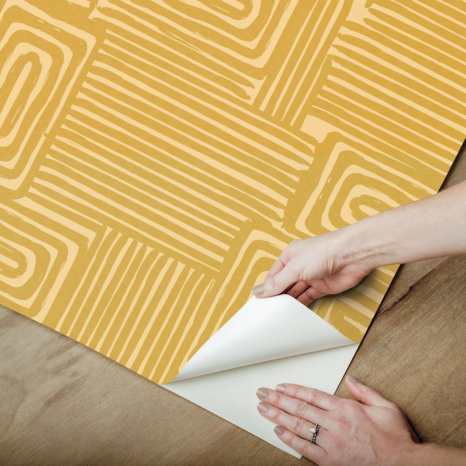 RoomMates Emily Rayna Pathways Peel & Stick Wallpaper