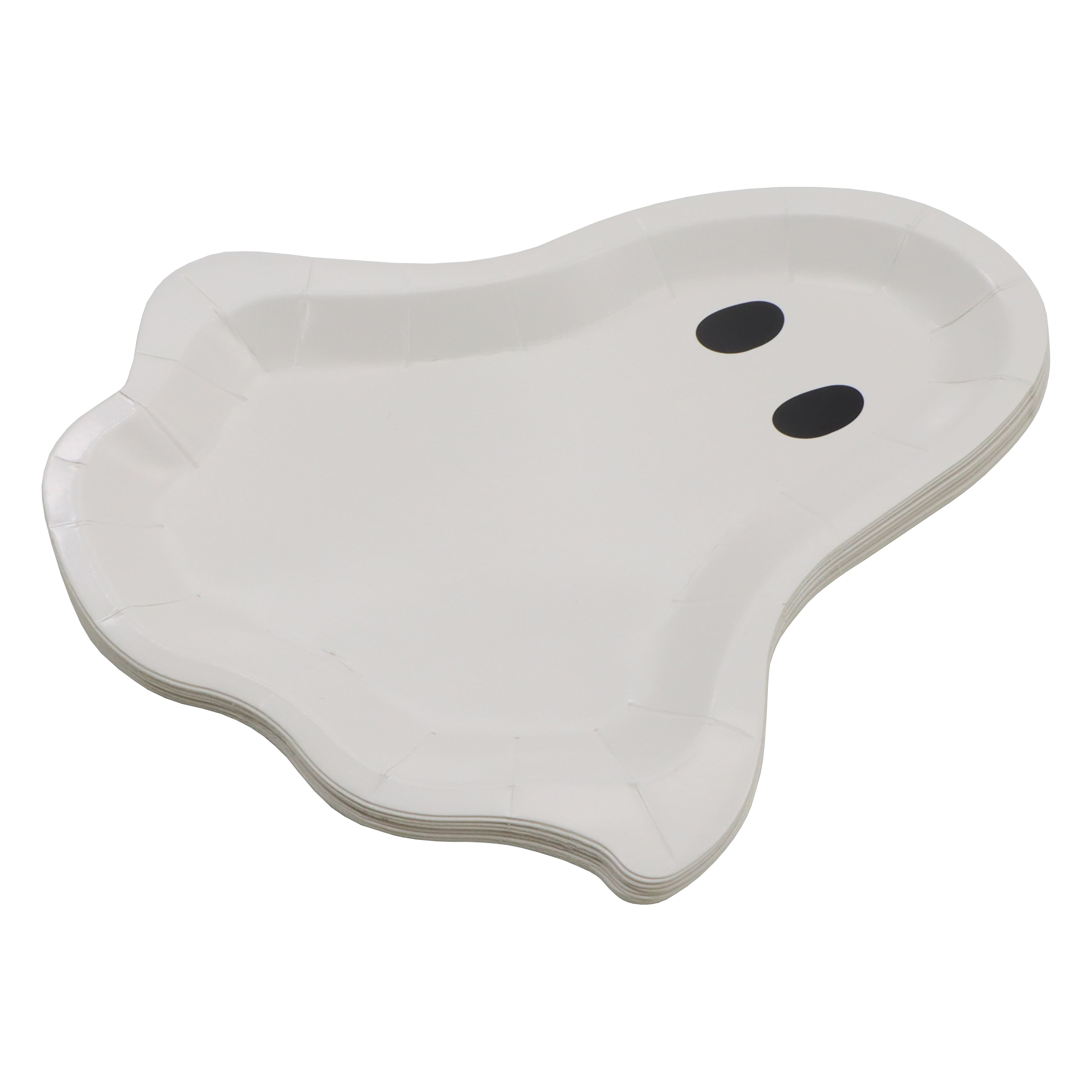 7&#x22; Ghost Paper Plates, 12ct. by Celebrate It&#x2122;