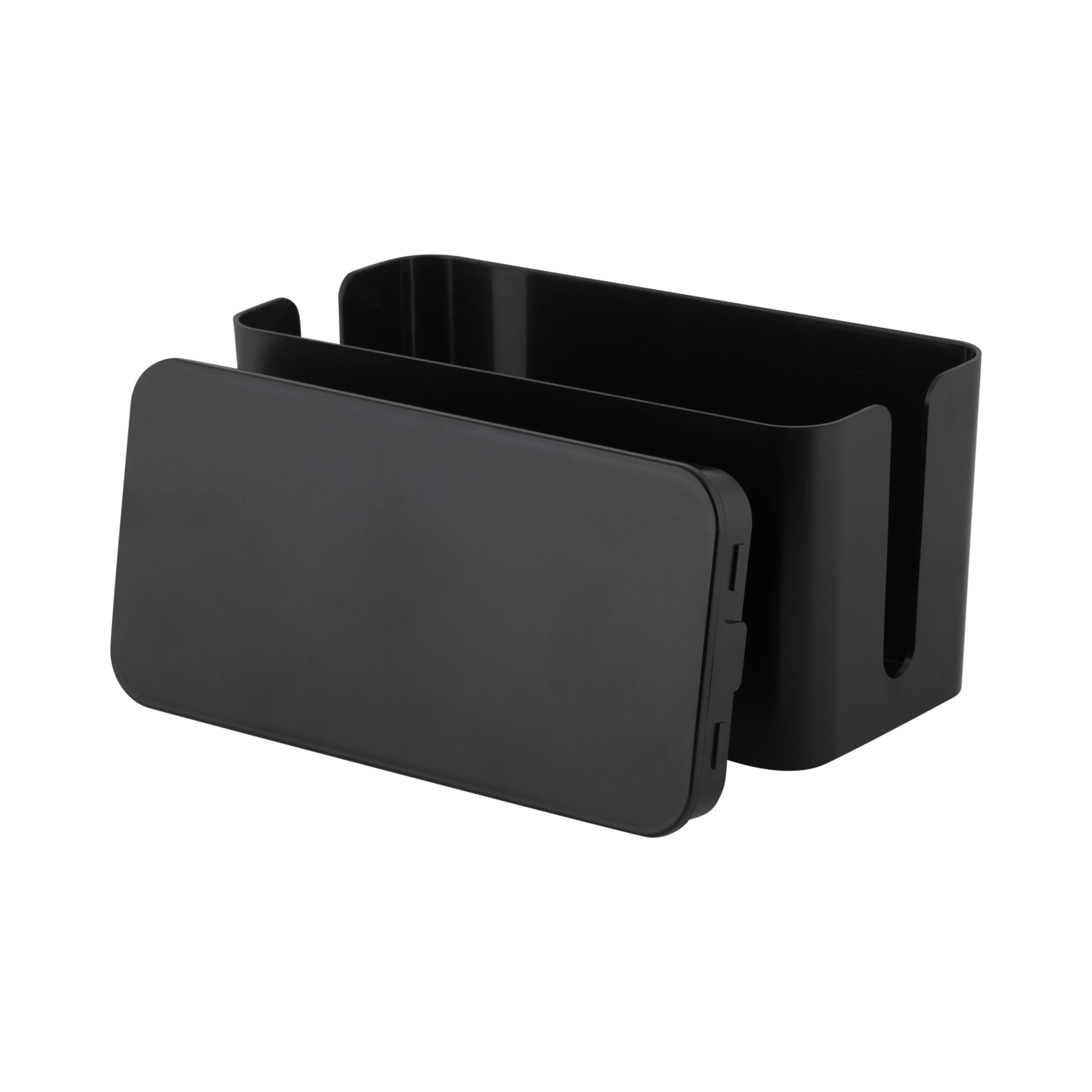 Simplify Black Cable Organizer Boxes, 2ct.