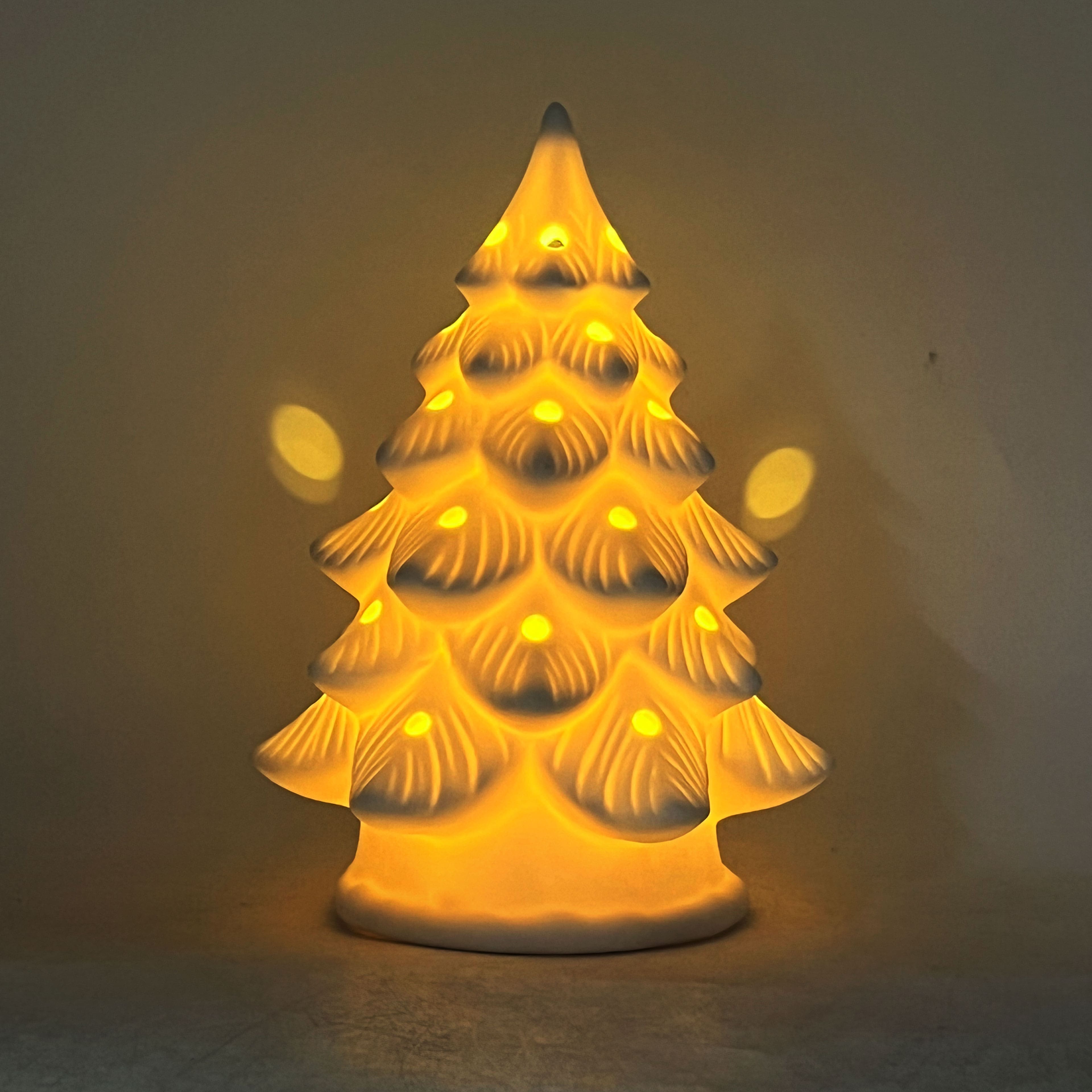 8&#x22; Christmas Tree DIY LED Ceramic D&#xE9;cor by Make Market&#xAE;