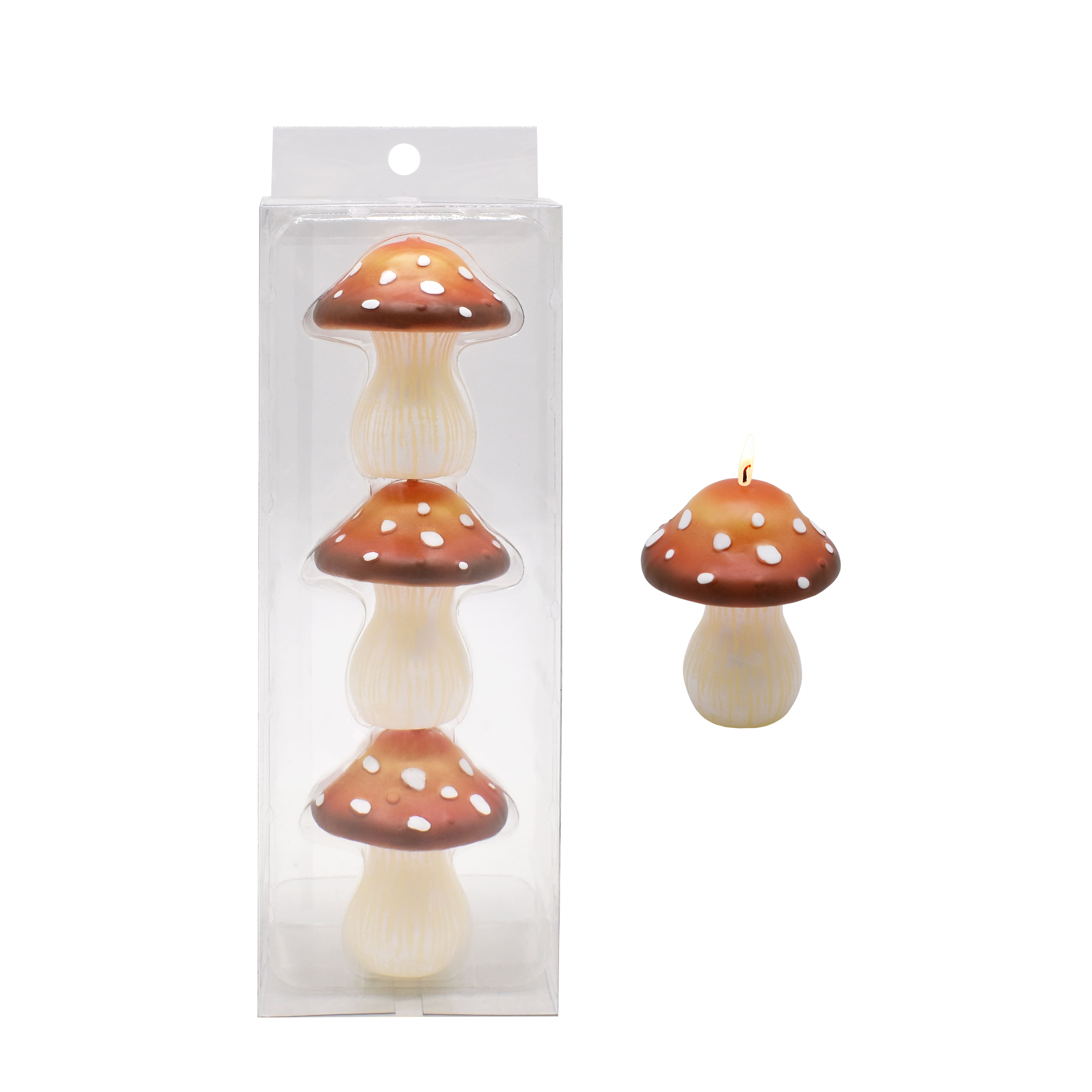 2.25&#x22; Mushroom Unscented Votive Candles, 3ct. by Ashland&#xAE;