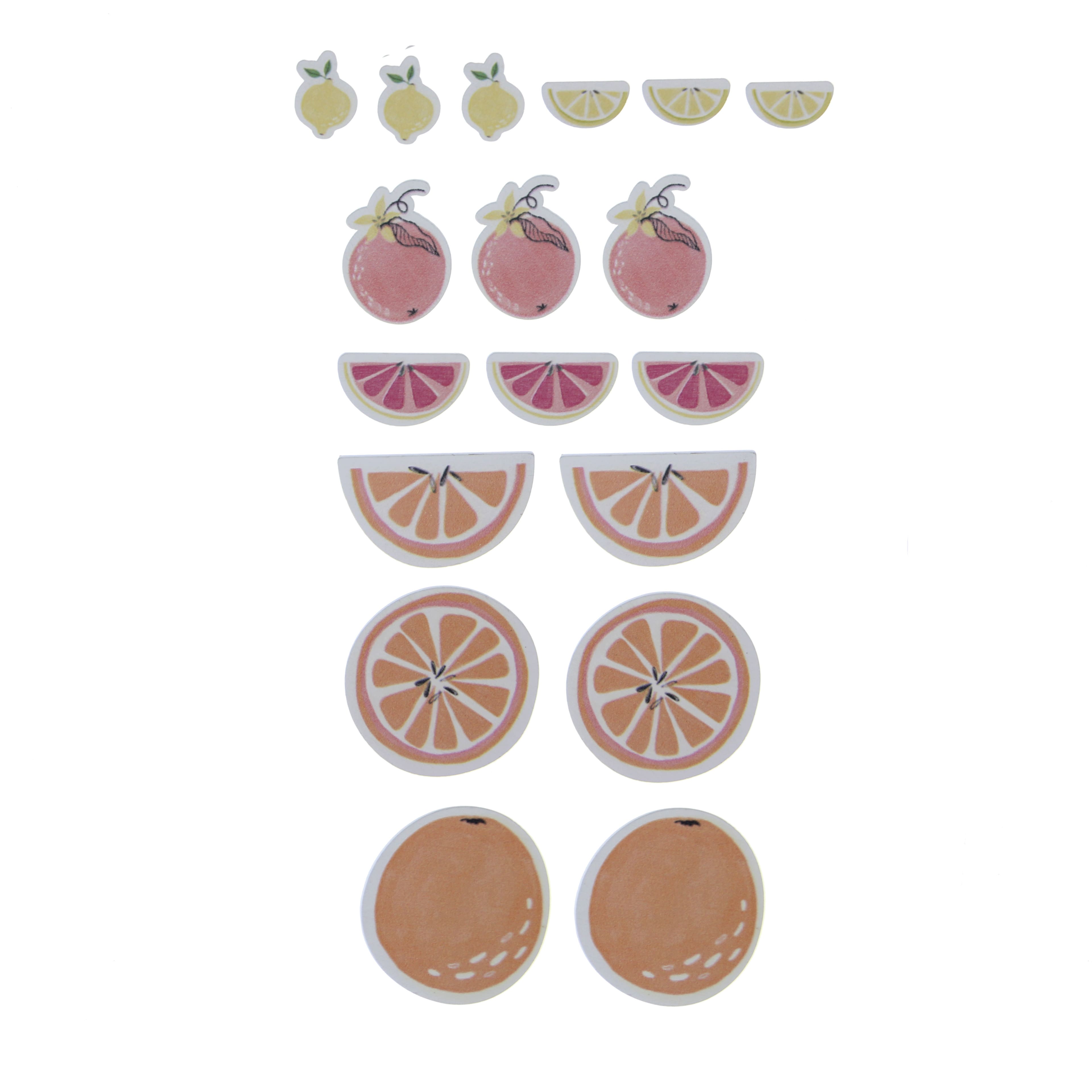 Citrus Finished Wood D&#xE9;cor Shapes by Make Market&#xAE;