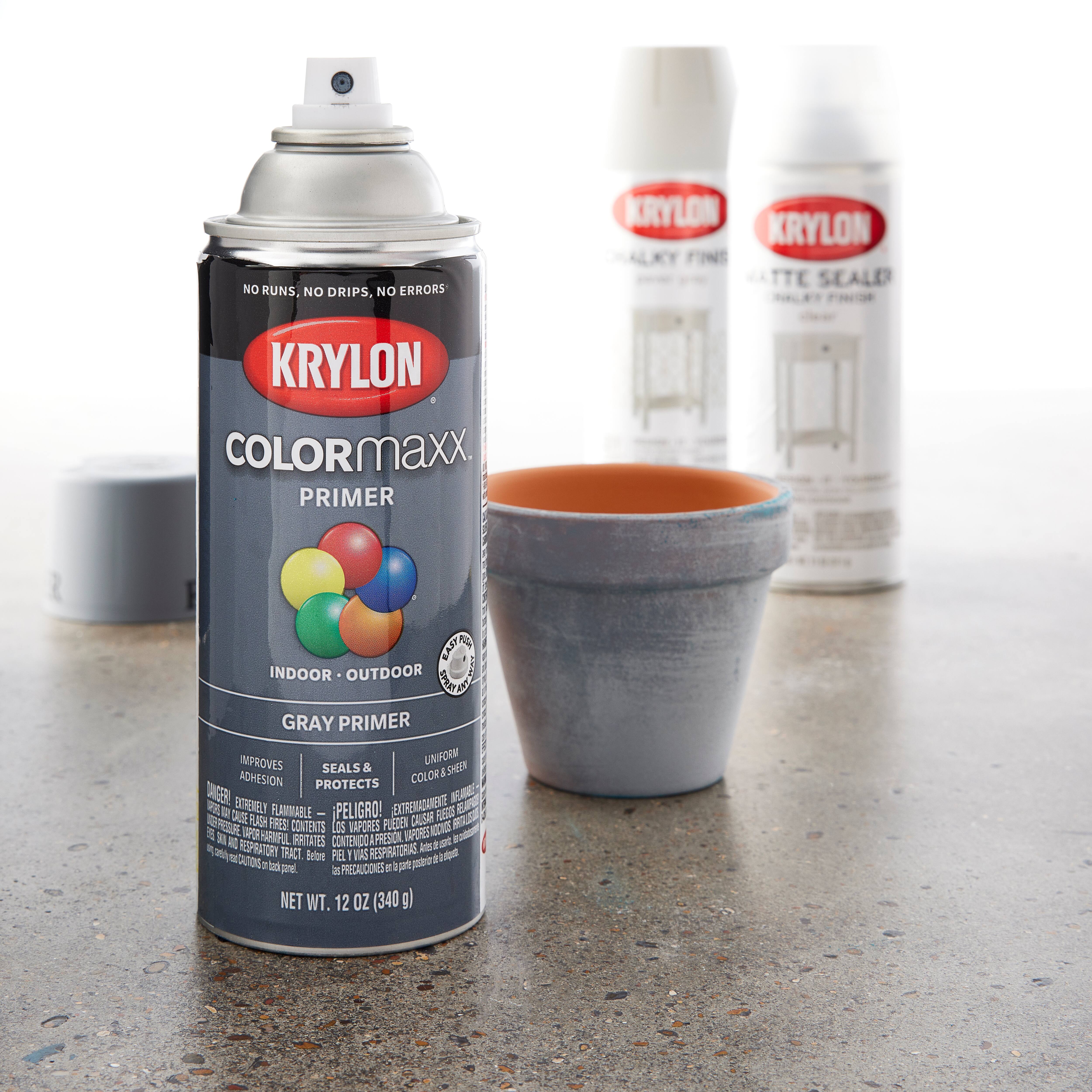 Krylon® COLORmaxx Paint + Primer Gloss White - 12 oz. at Menards®