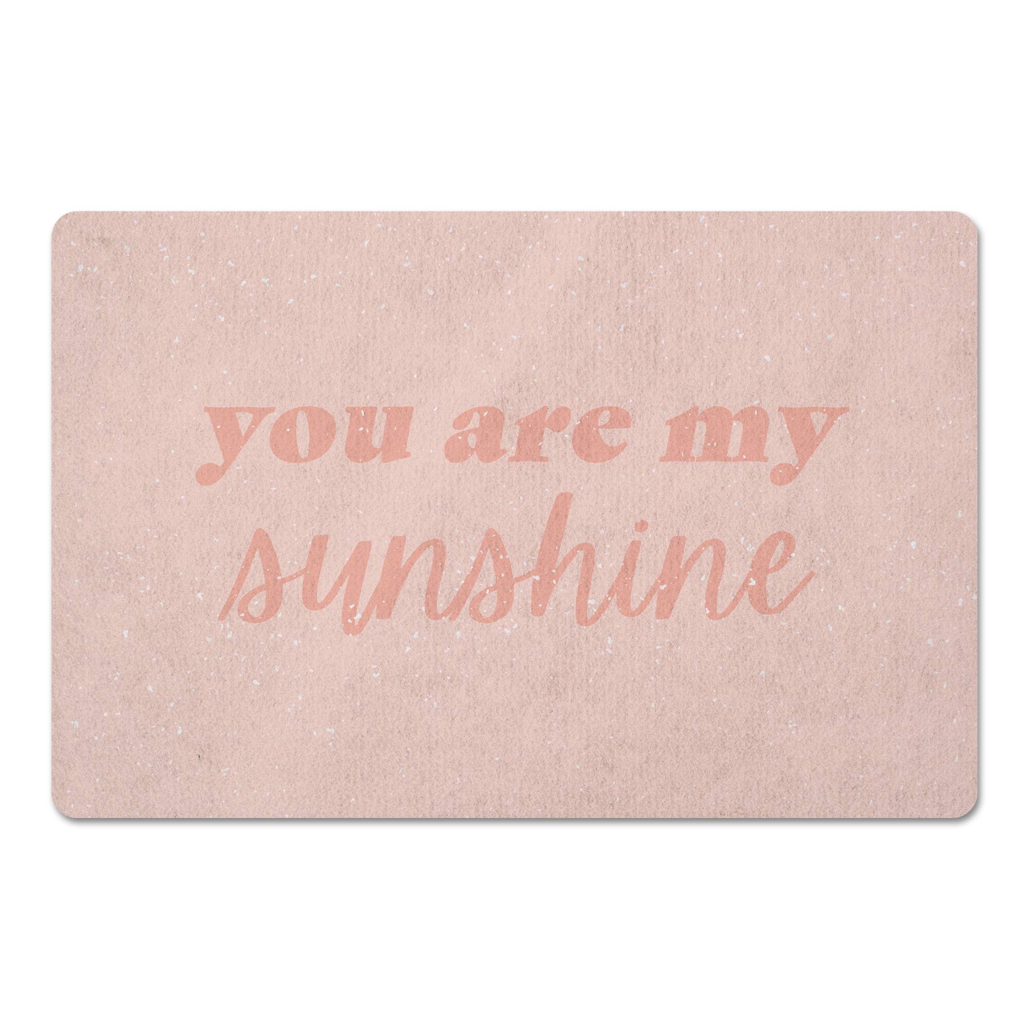 18" x 27" You Are My Sunshine Floor Mat