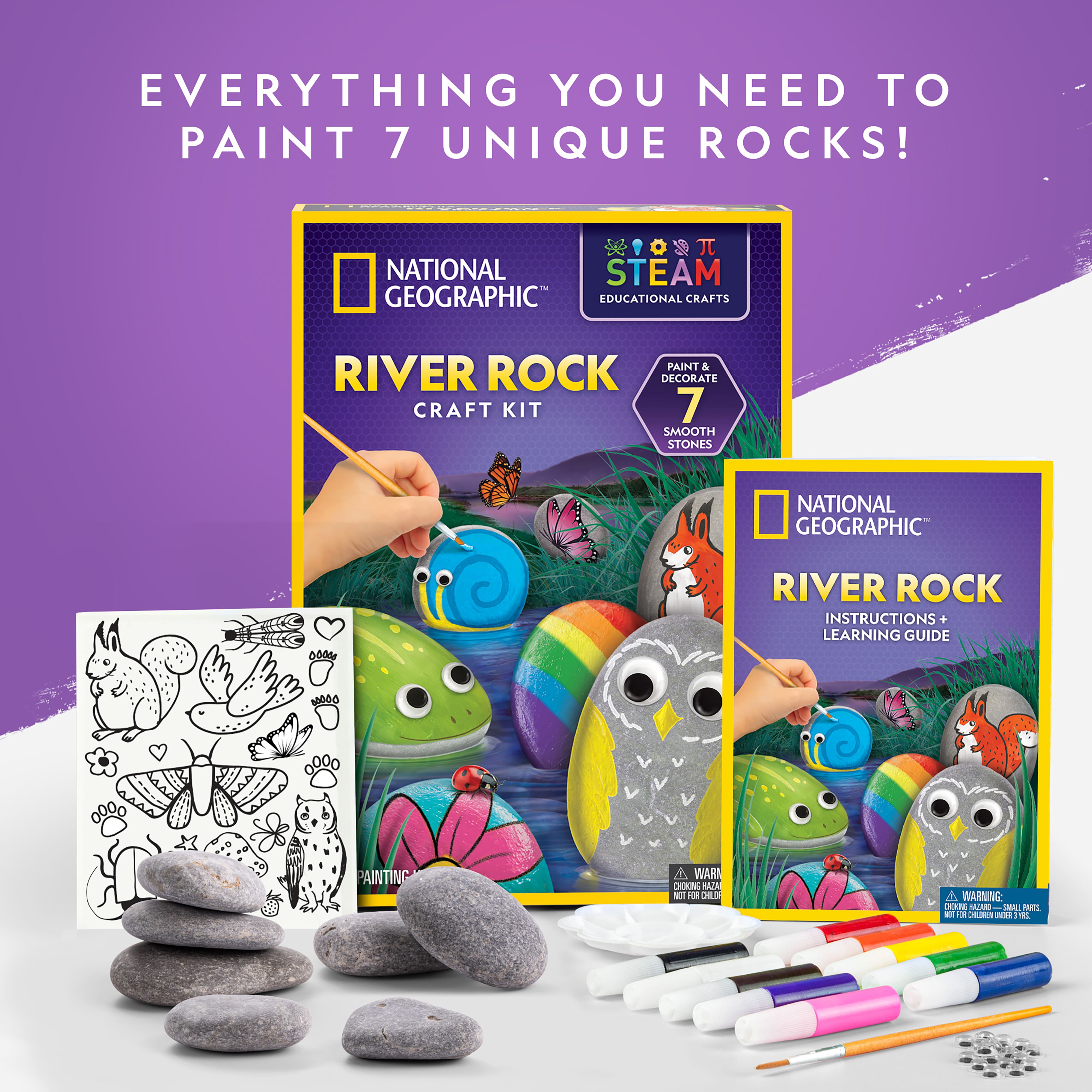 National Geographic&#x2122; River Rock Craft Kit