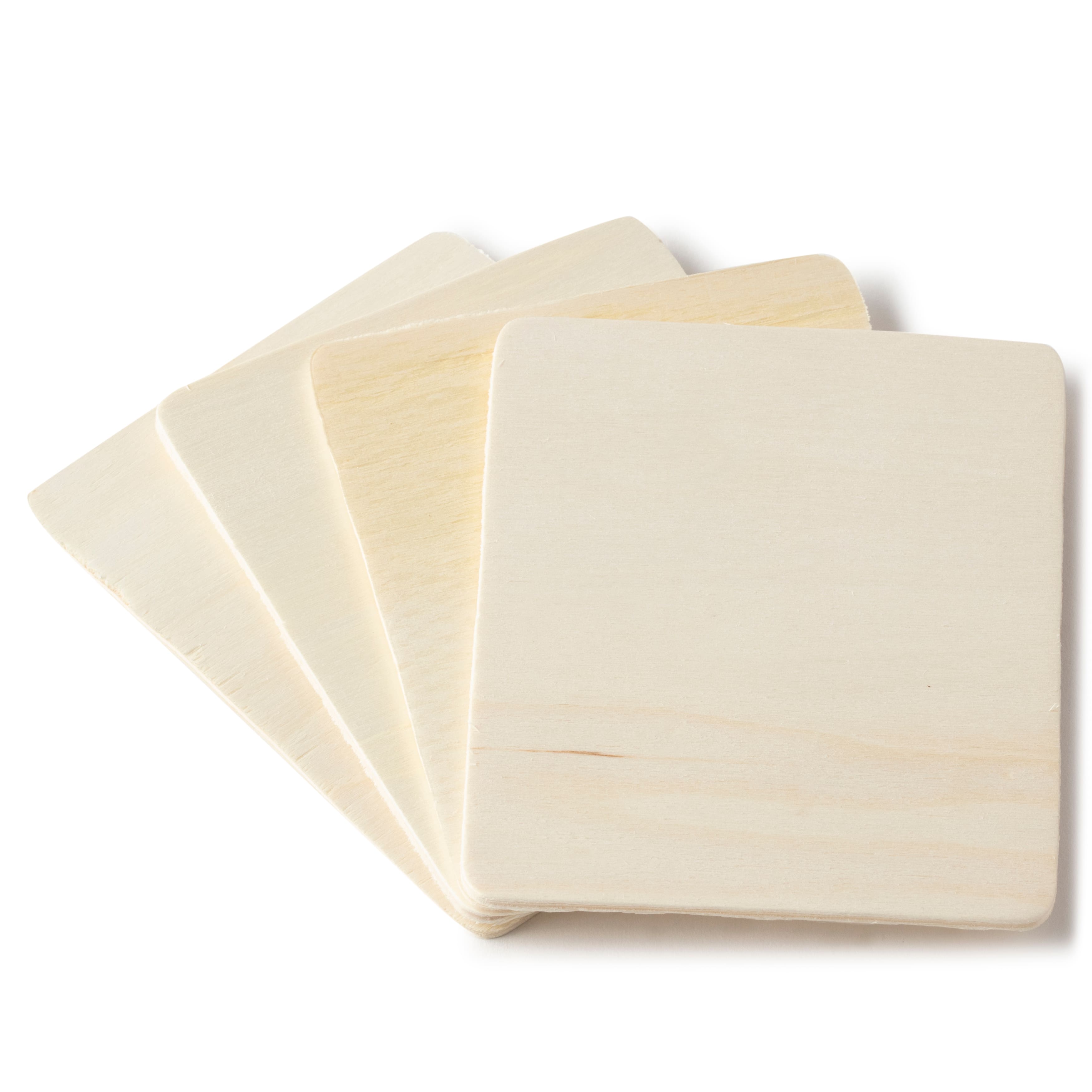 12 Packs: 4 ct. (48 total) 4.5&#x22; Wood Rectangles by Make Market&#xAE;