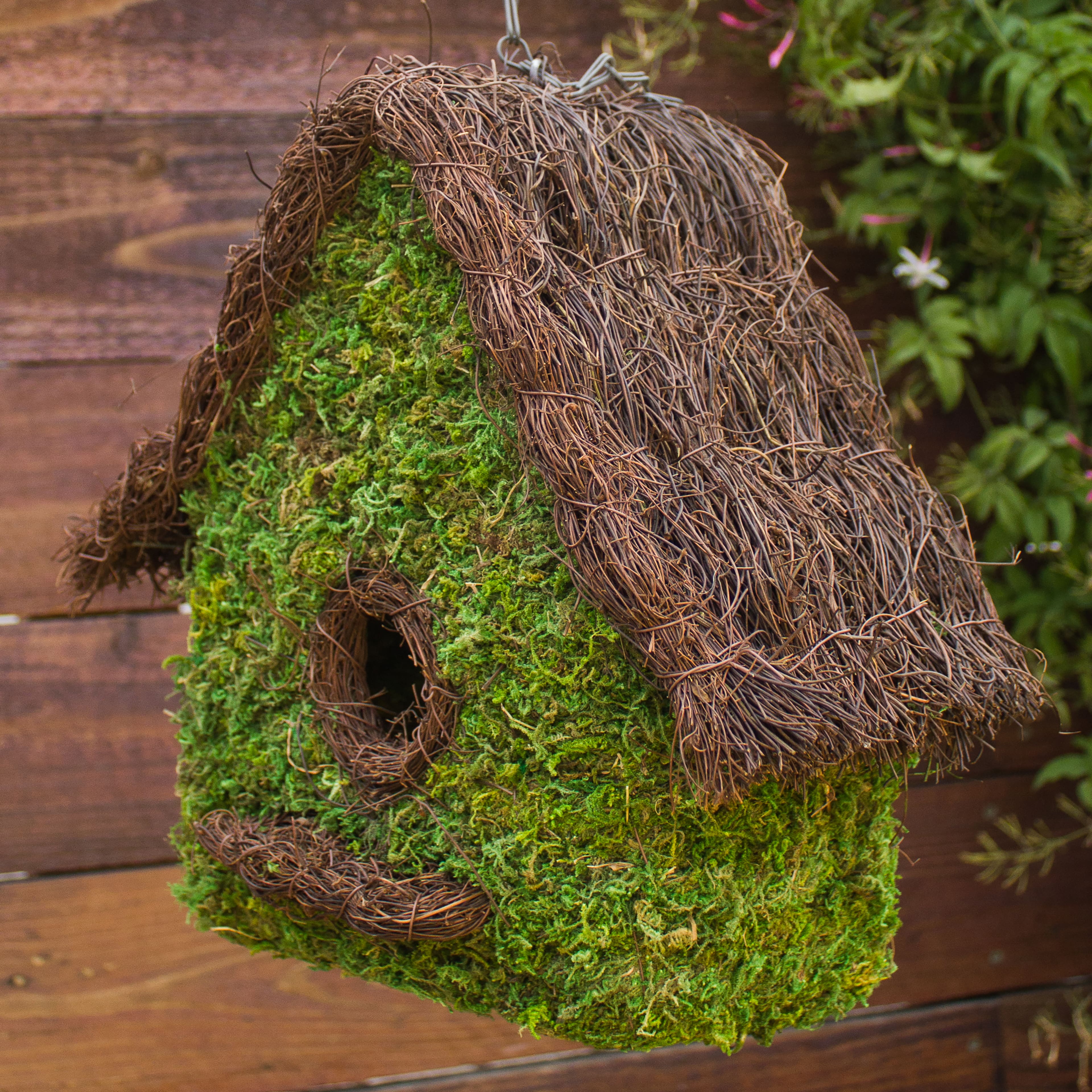 10.5&#x22; Decorative Moss Birdhouse by Ashland&#xAE;