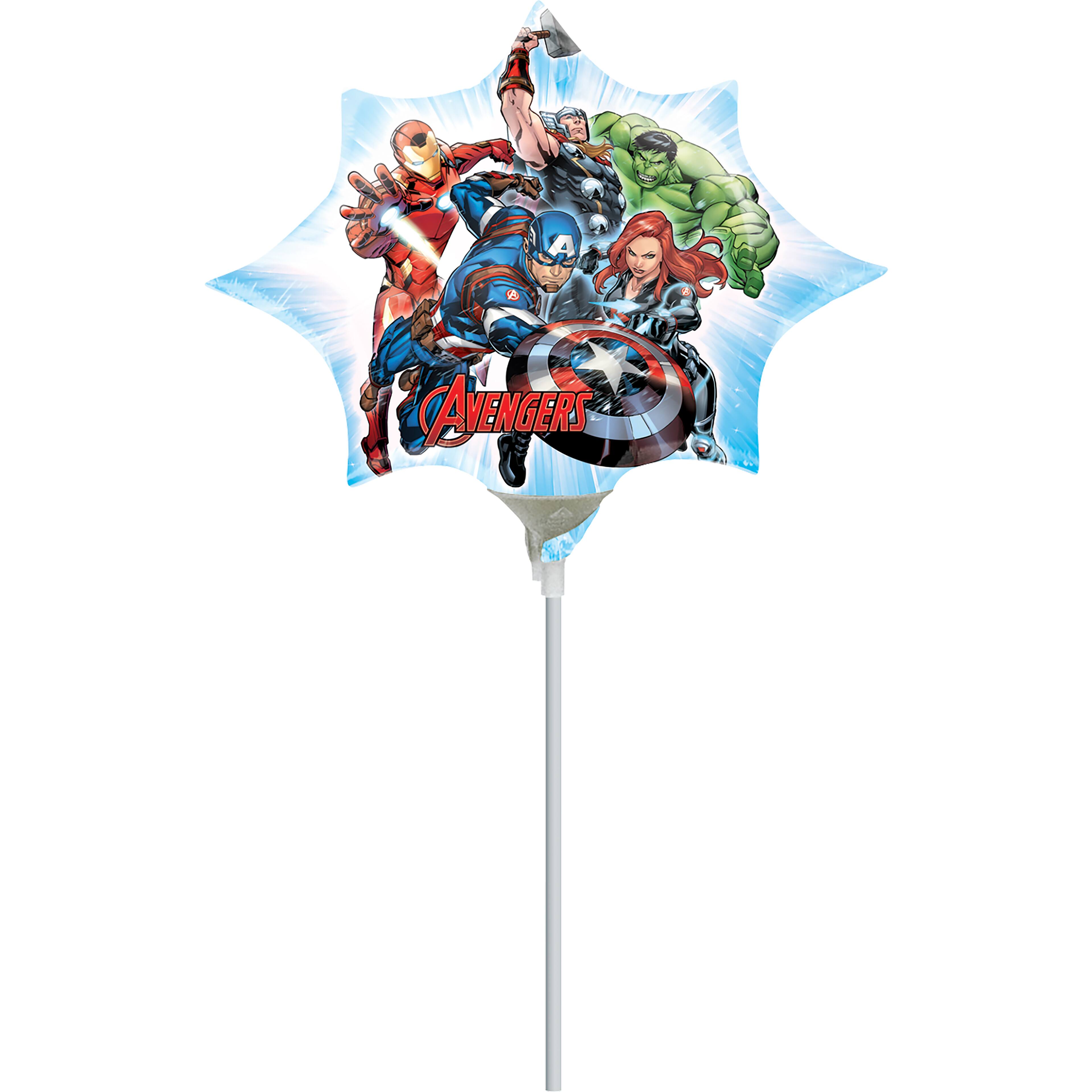 14&#x22; Avengers Foil Balloon Stick