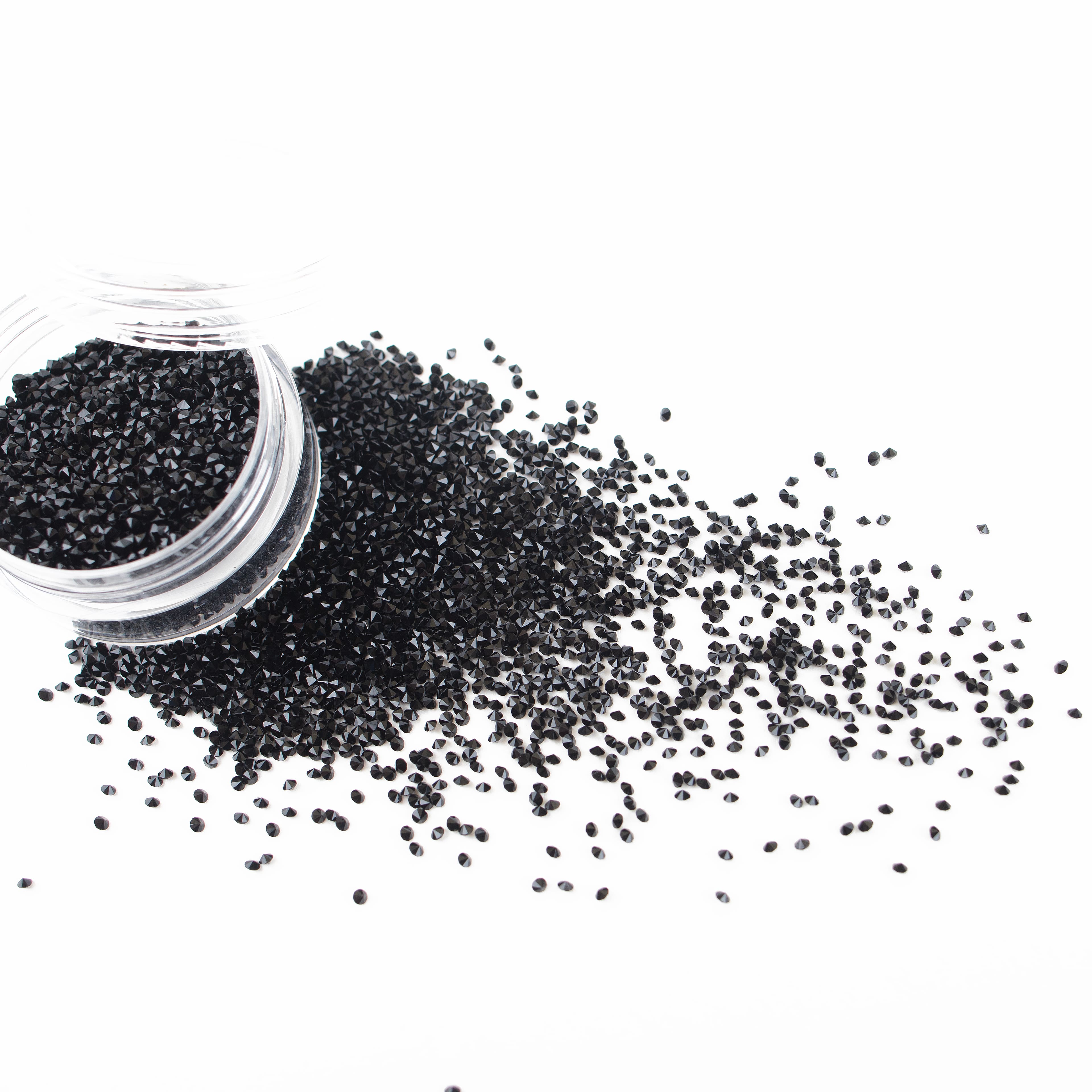 12 Pack: 1.2mm Glass Micro Rhinestones by Bead Landing™, 0.7oz.