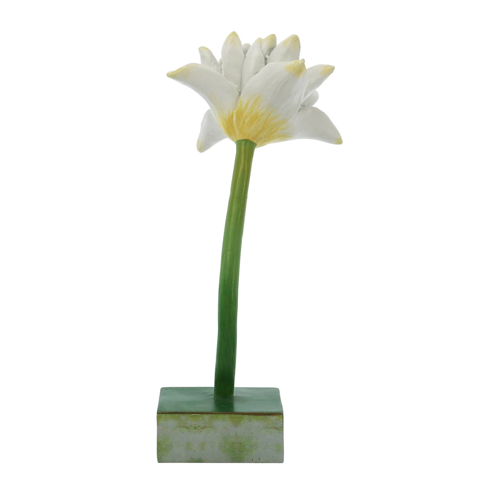 9.75&#x22; White Lotus Flower Tabletop Accent by Ashland&#xAE;