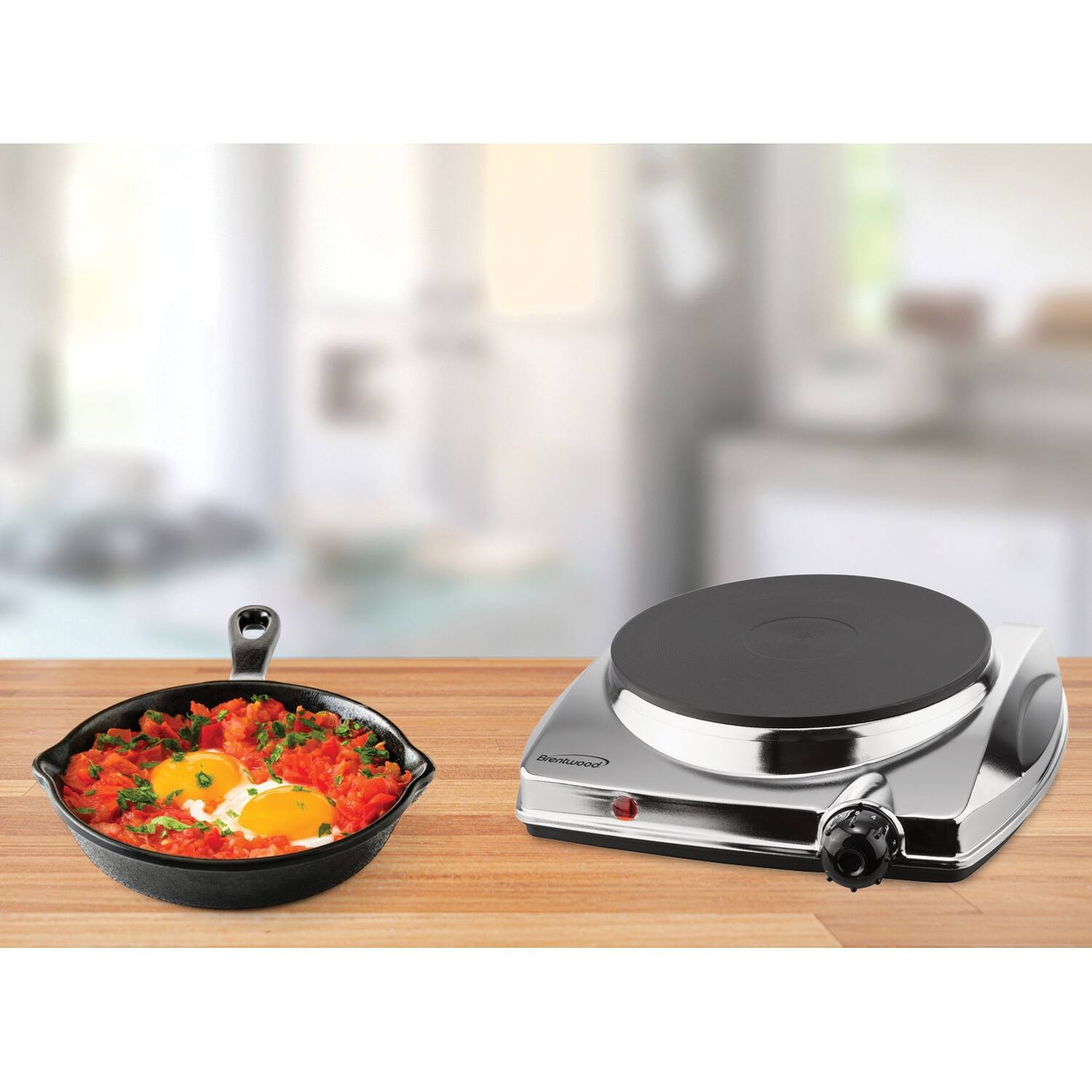 Brentwood 1000 Watt Electric Single-Burner Hot Plate