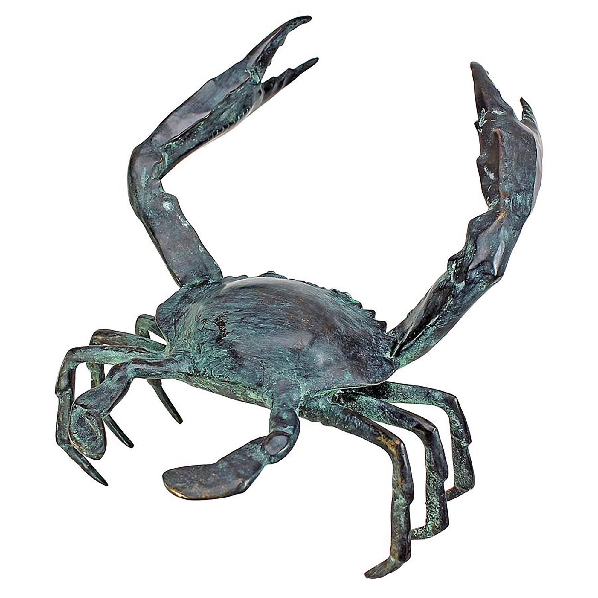 Design Toscano 10&#x22; Bronze Crab Sculpture