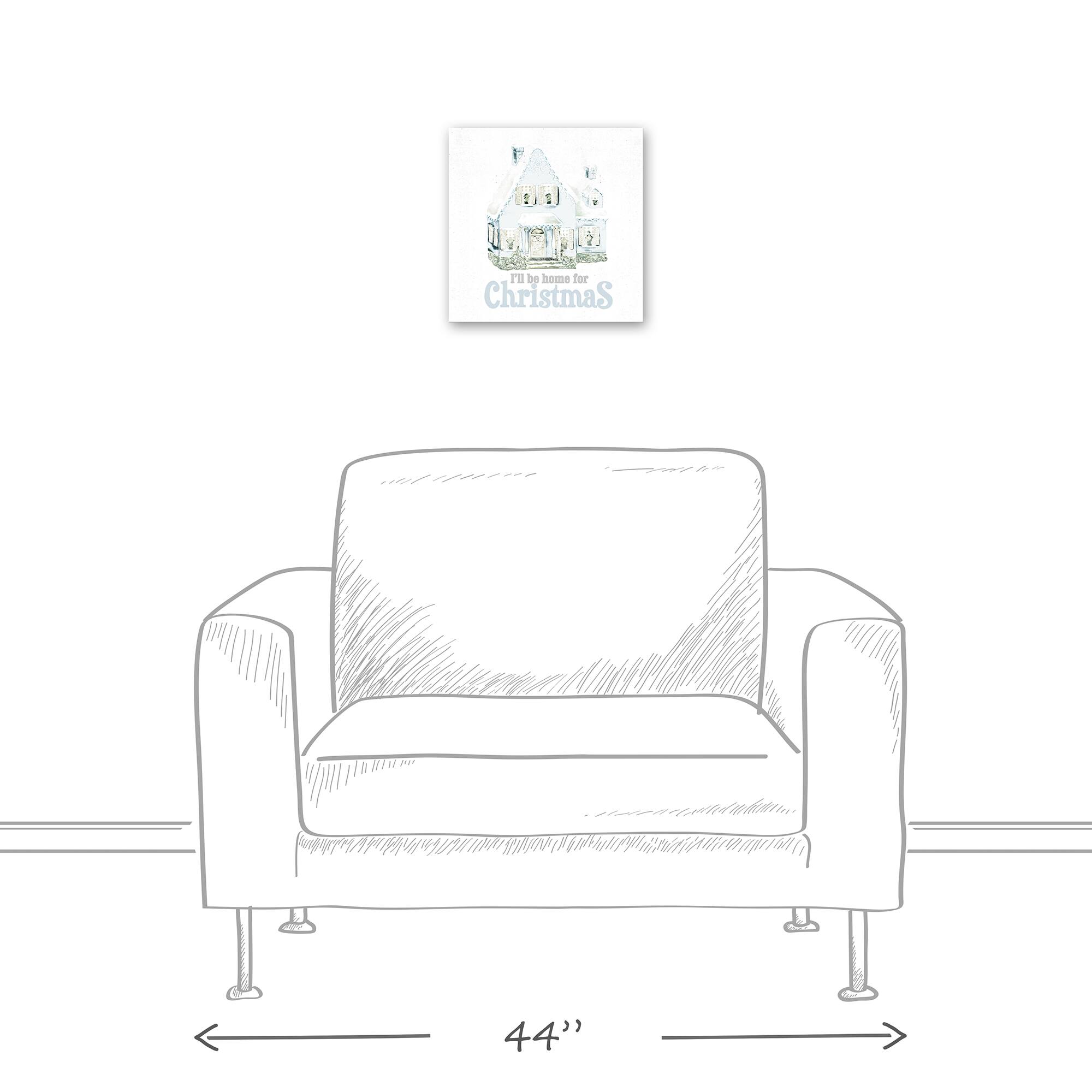 Home For Christmas Canvas Wall Art