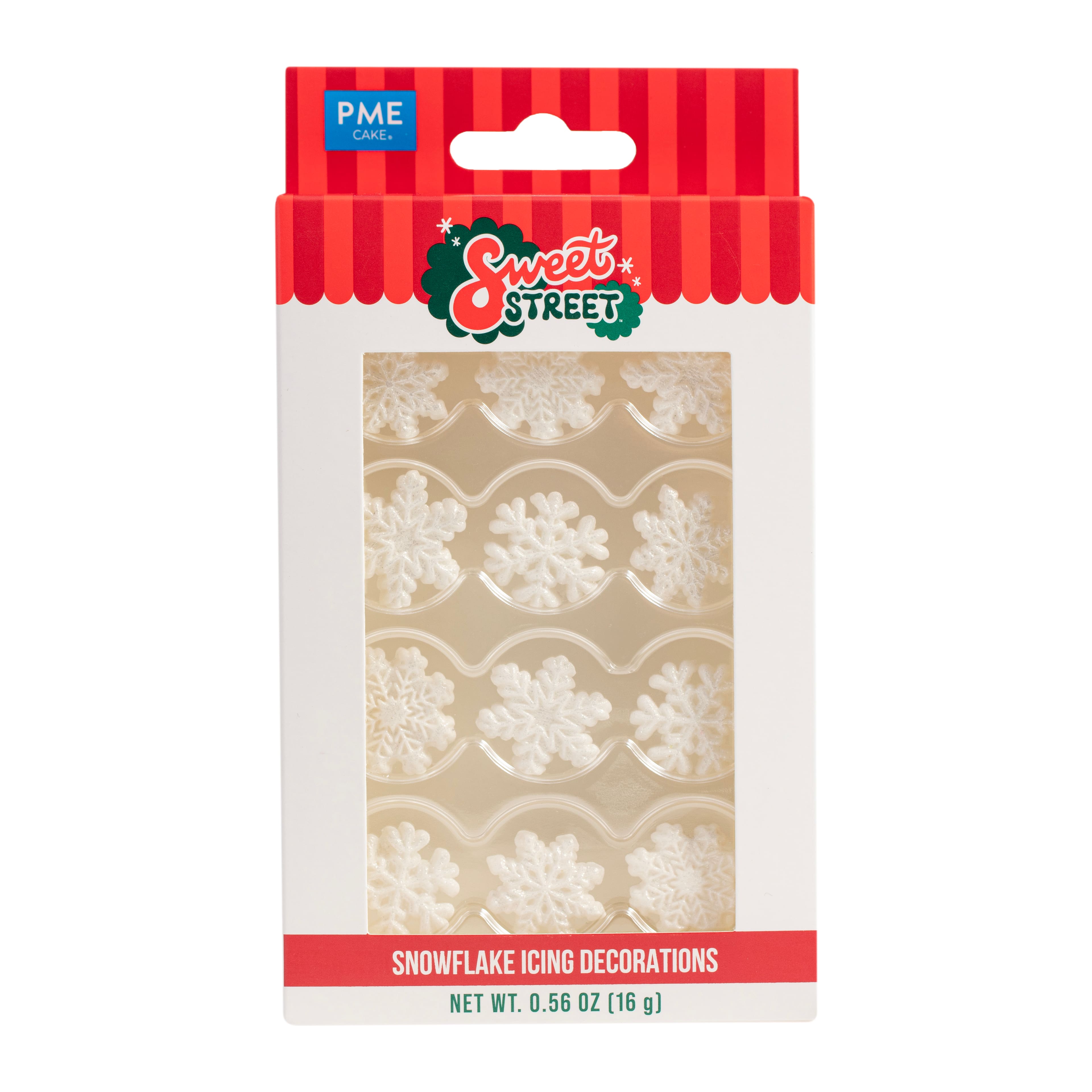 PME Cake Sweet Street&#xAE; Snowflake Icing Decorations