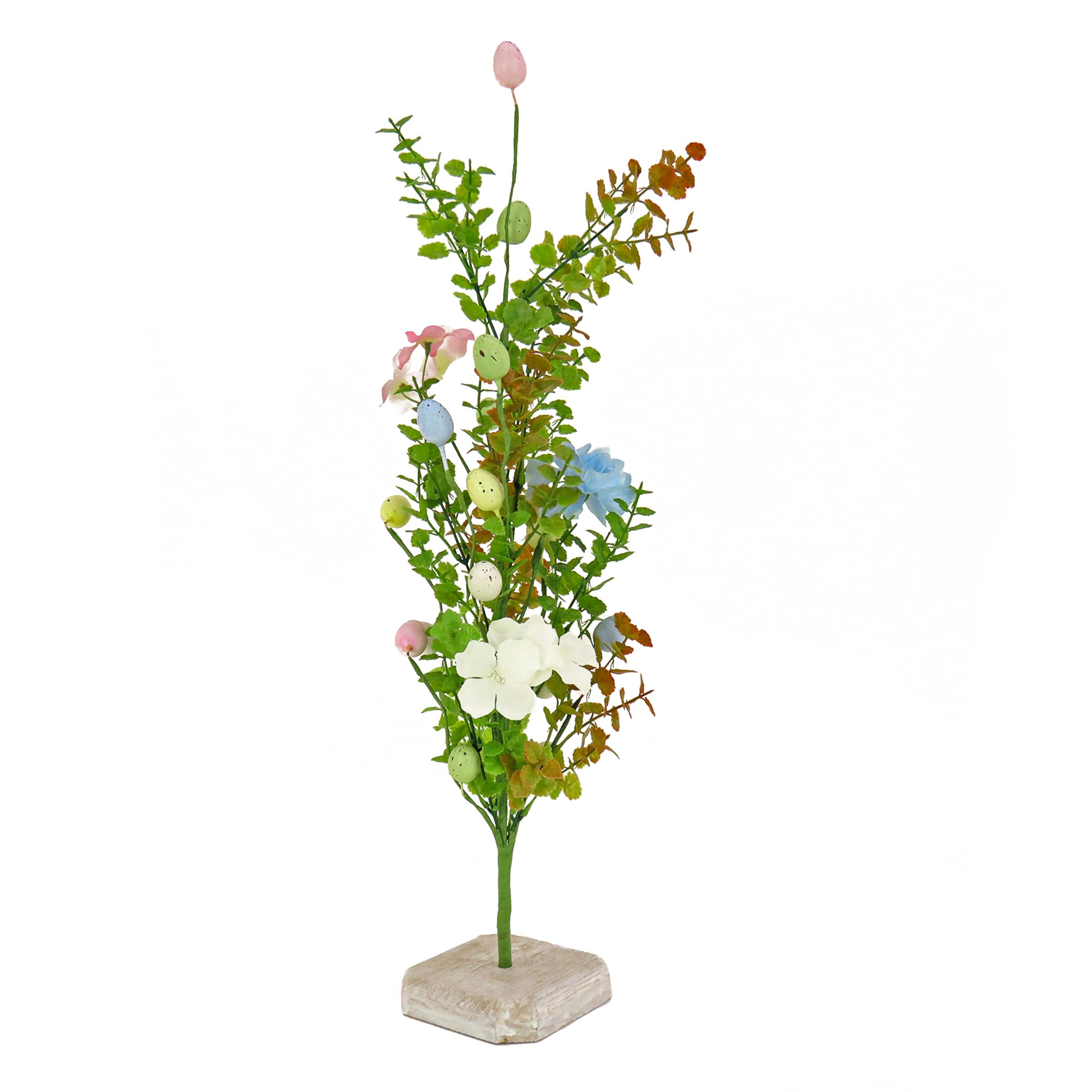 24" Egg Decorated Easter Tree Accent