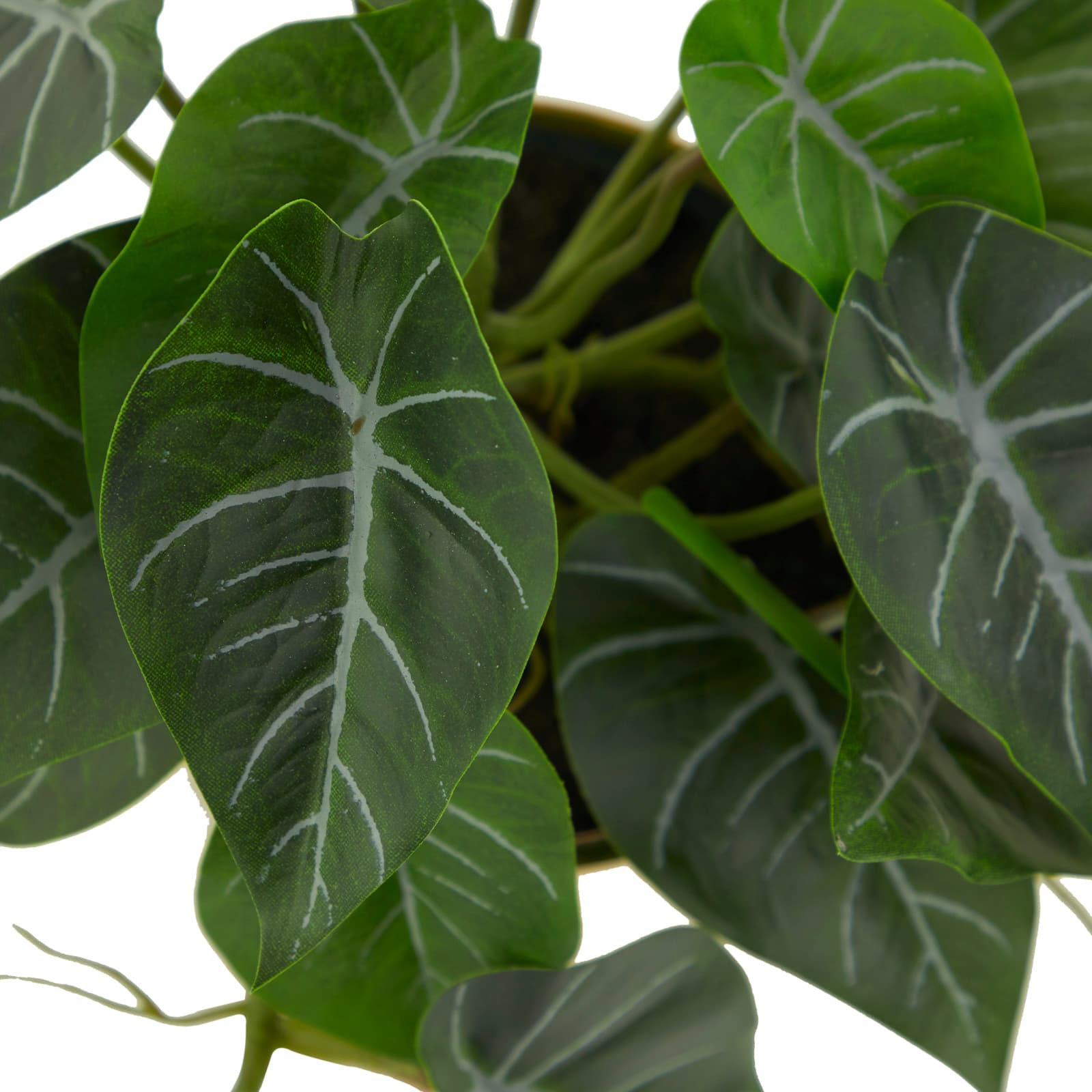 The Novogratz 14&#x22; Green Faux Foliage Pothos Artificial Plant With Gold Porcelain Pot