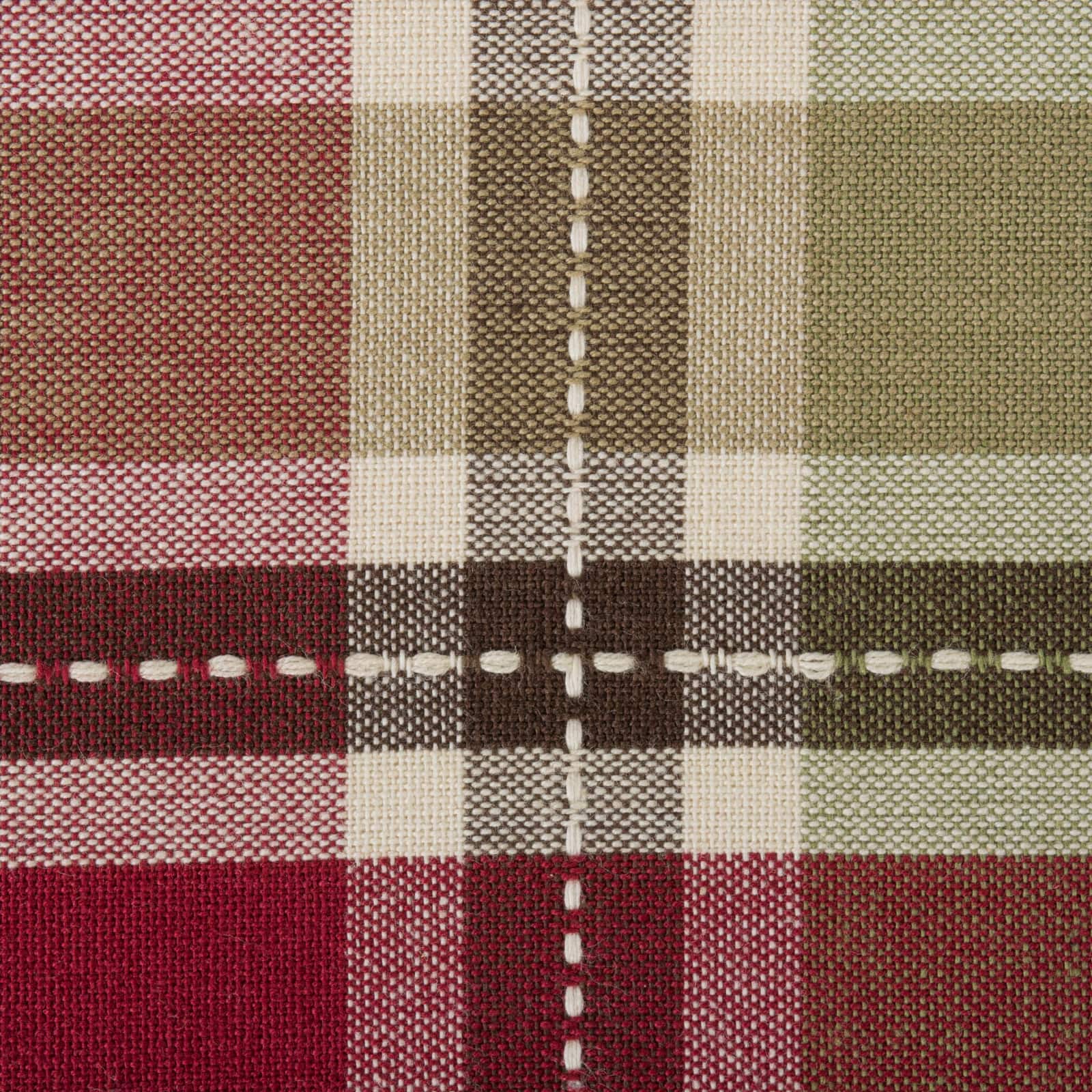 Homespun Plaid Table Runner 13" x 36"