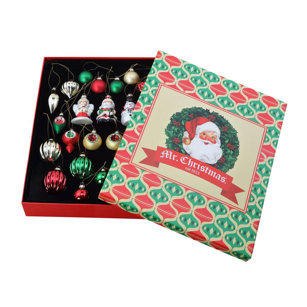 60% off glass ornament sets at michaels = as low as $4 (in-store & online) 26ct. Vintage Ornament Set | Michaels