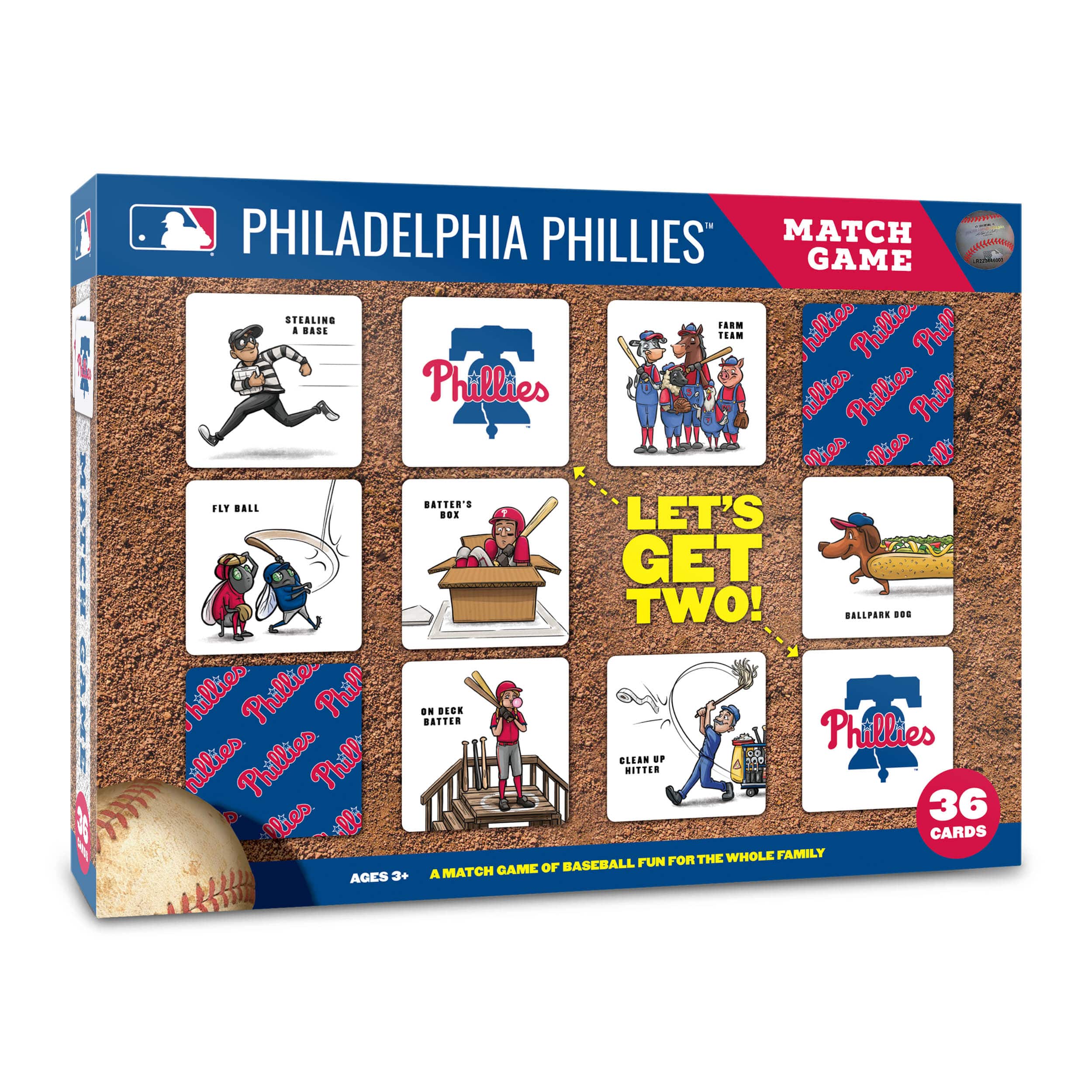 Major League Baseball Licensed Memory Match Game