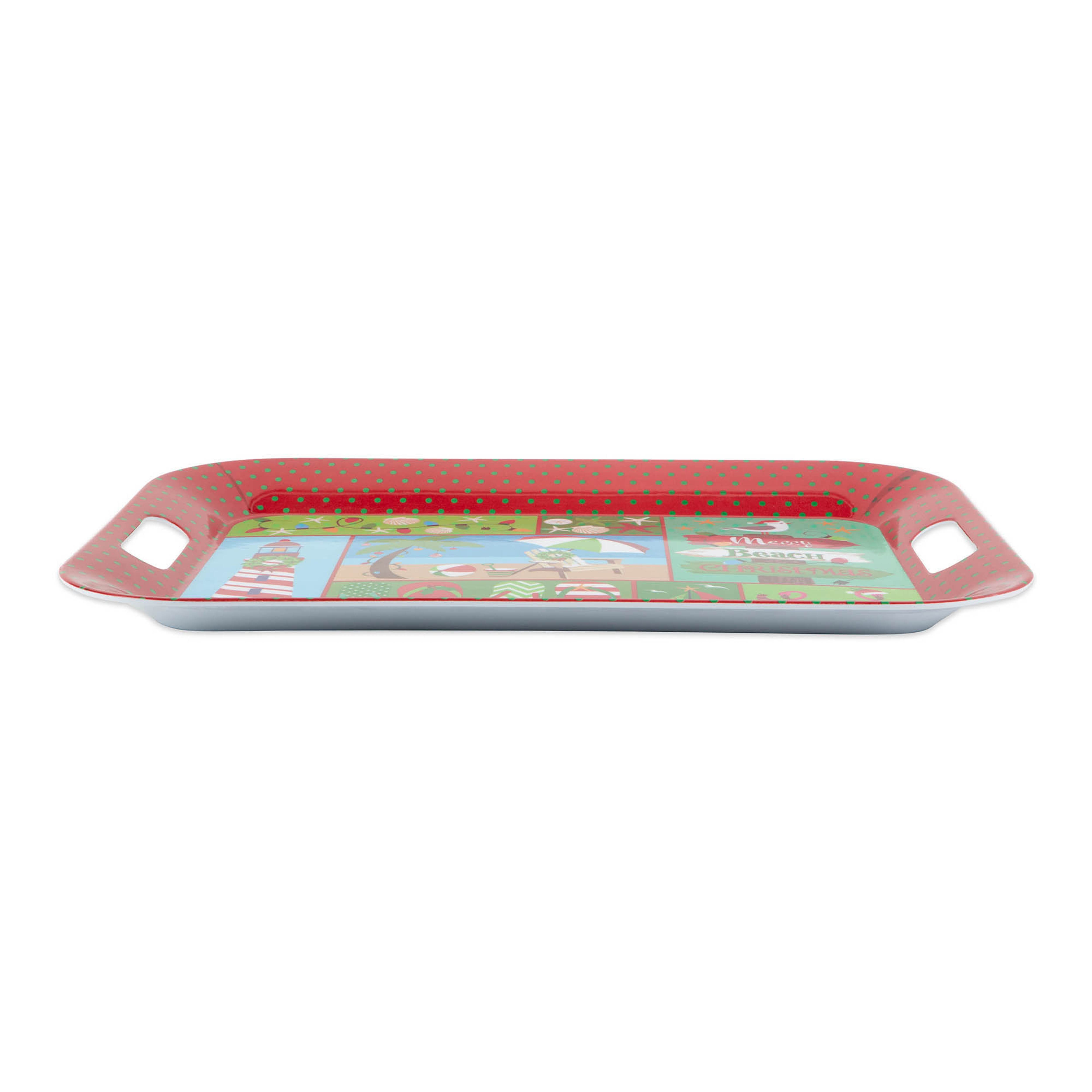 DII&#xAE; Coast Christmas Melamine Tray Set