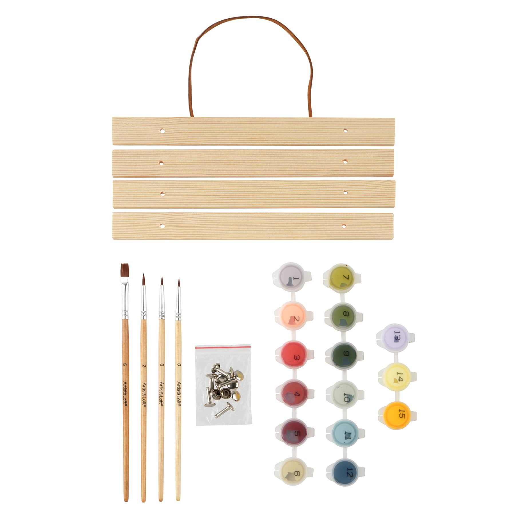 8&#x22; x 10&#x22; Road Trip Paint-by-Number Kit with Wood Display Hanger by Artist&#x27;s Loft&#xAE;