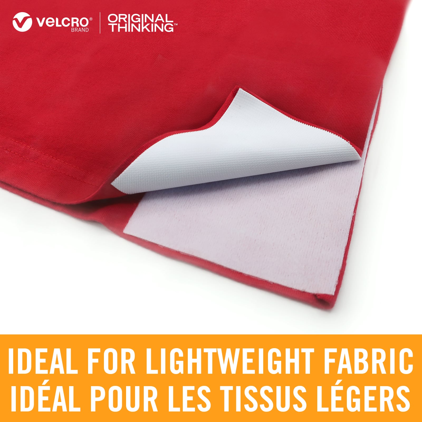 12 Pack: VELCRO® Brand Sleek & Thin™ White Stick On Fastener Rectangle