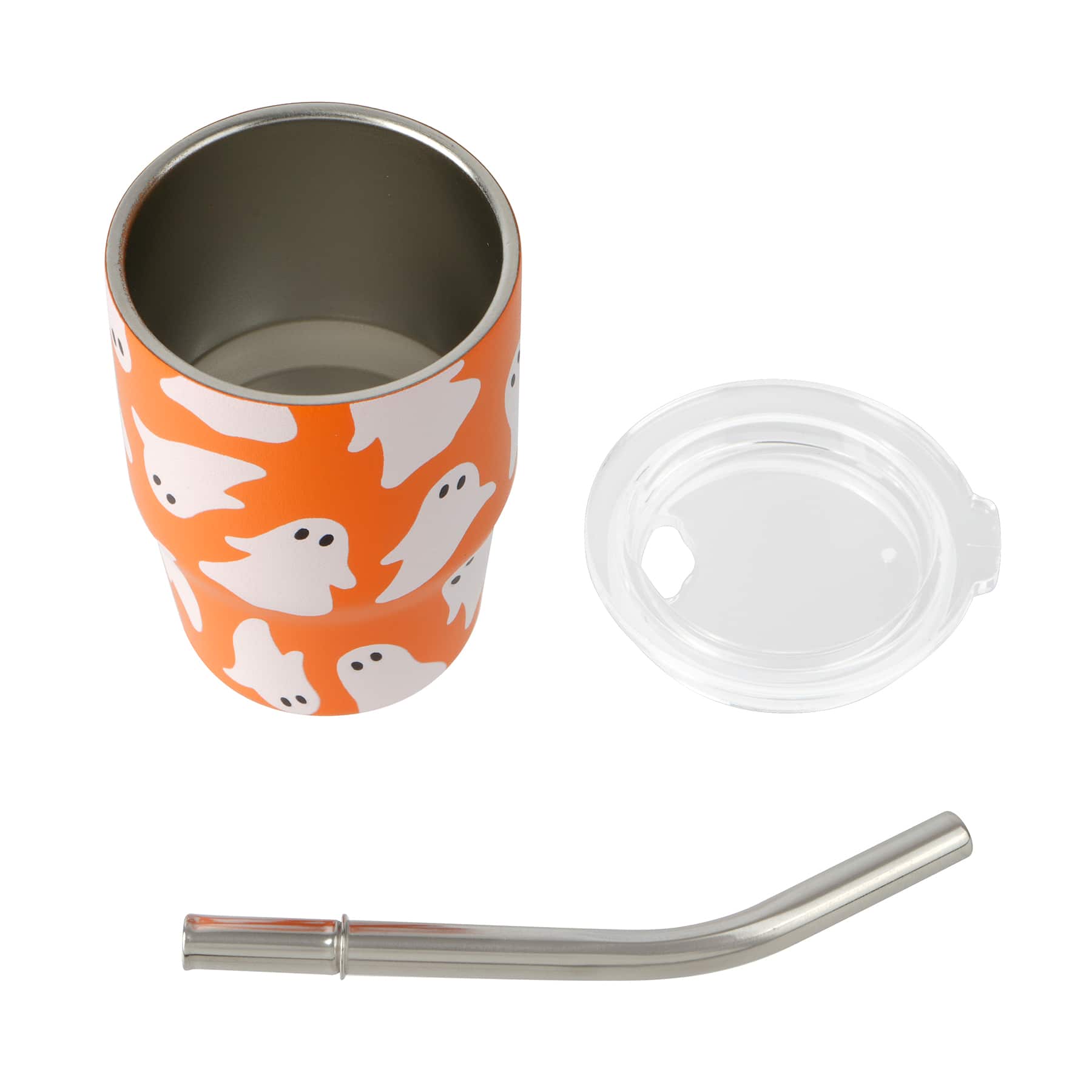 3oz. Orange Ghosts Mini Stainless Steel Insulated Tumbler by Ashland®