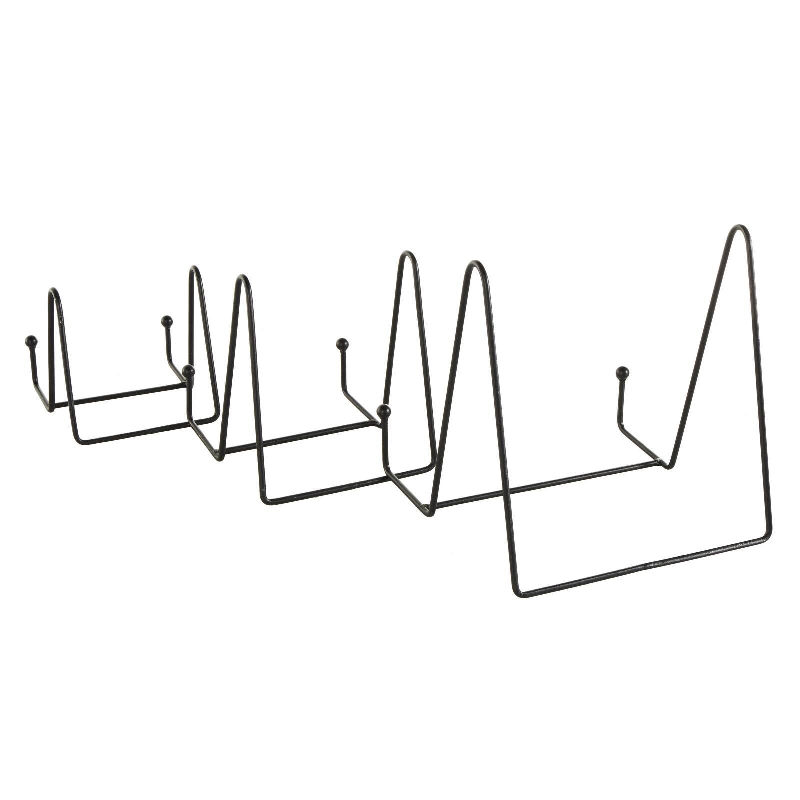 Black Metal Wide Triangle Display Easel Set