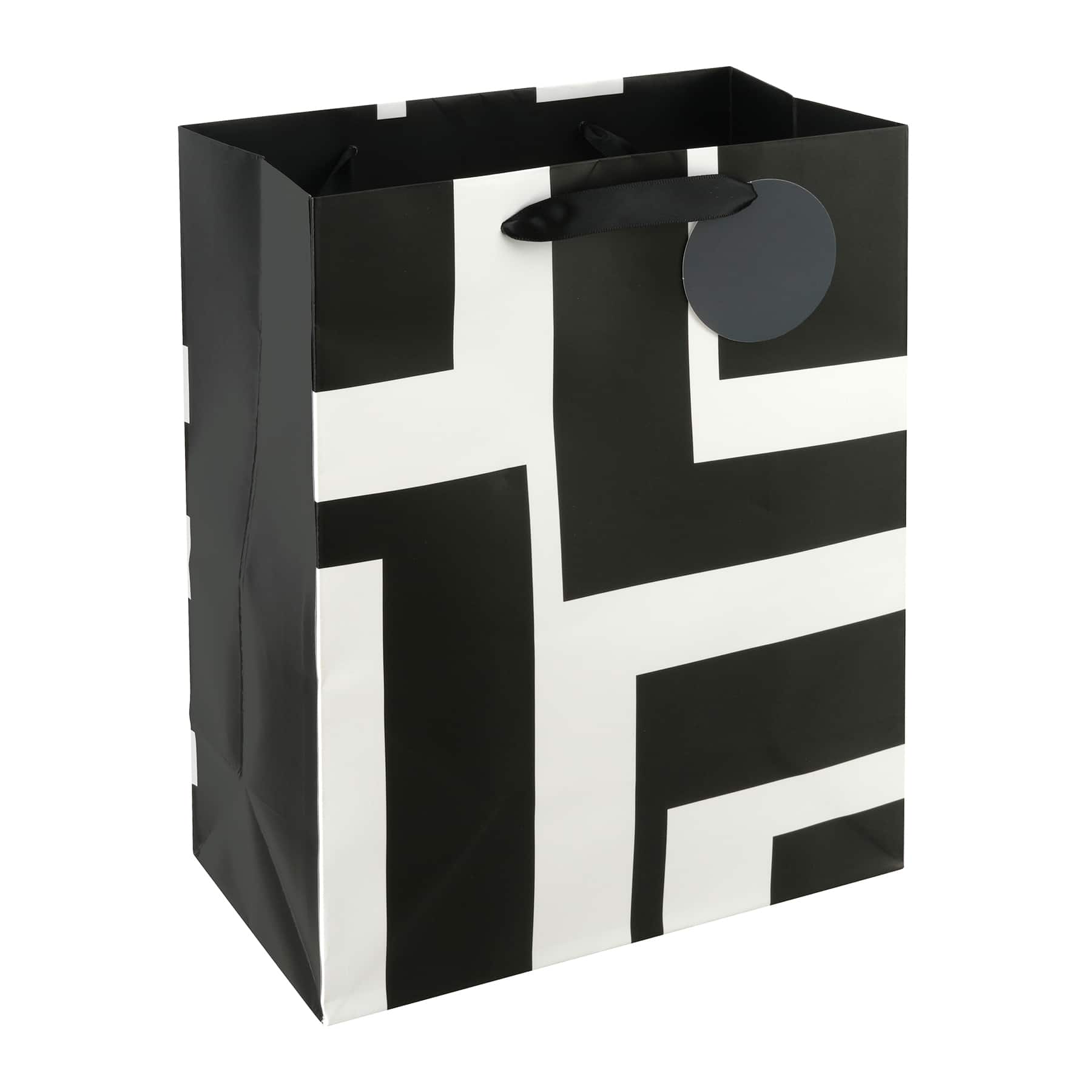 Black &#x26; White Gift Bag by Ashland&#xAE;