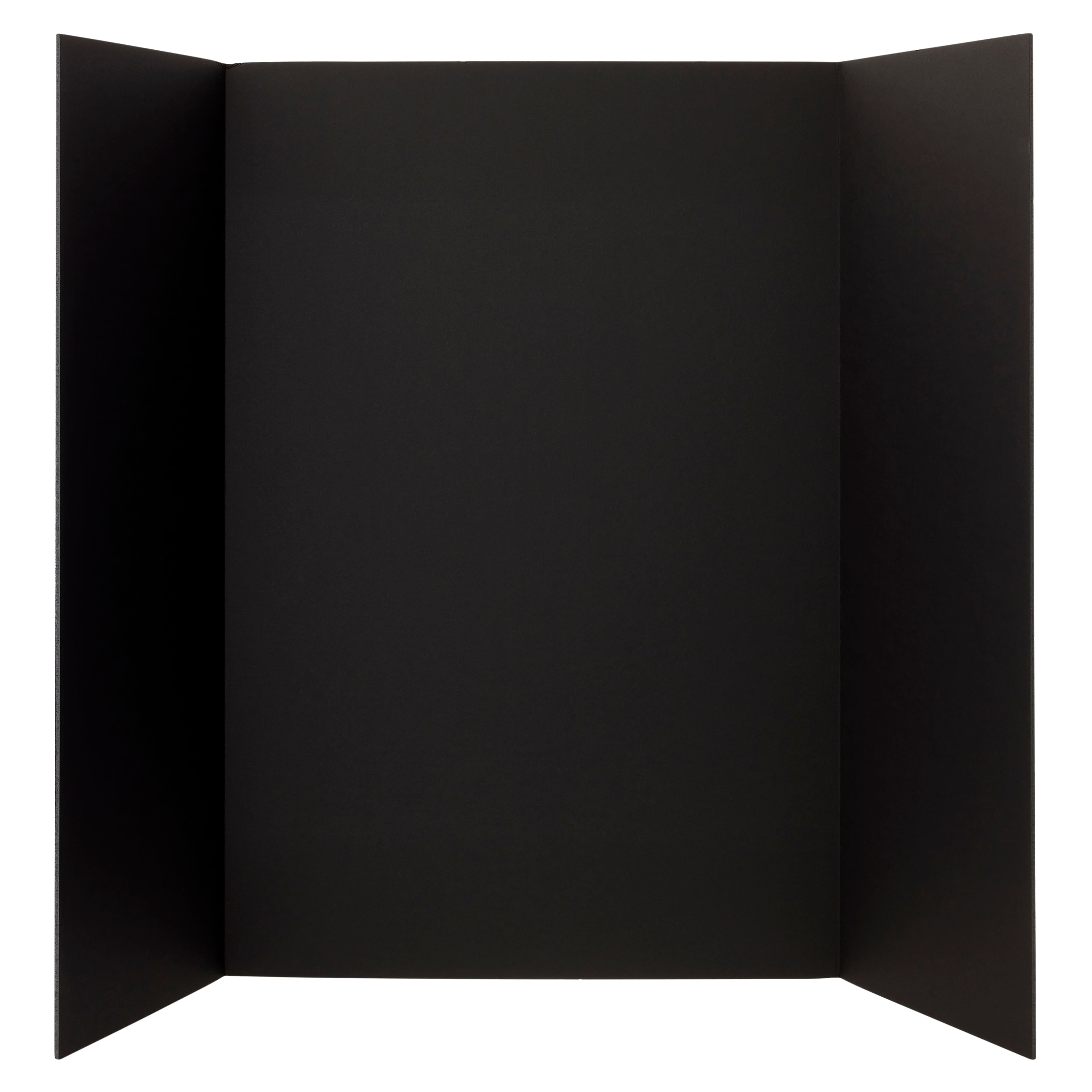 Elmer's 36 x 48 Tri-Fold Foam Presentation Board - Black  Science fair  projects, Science fair display board, Science fair