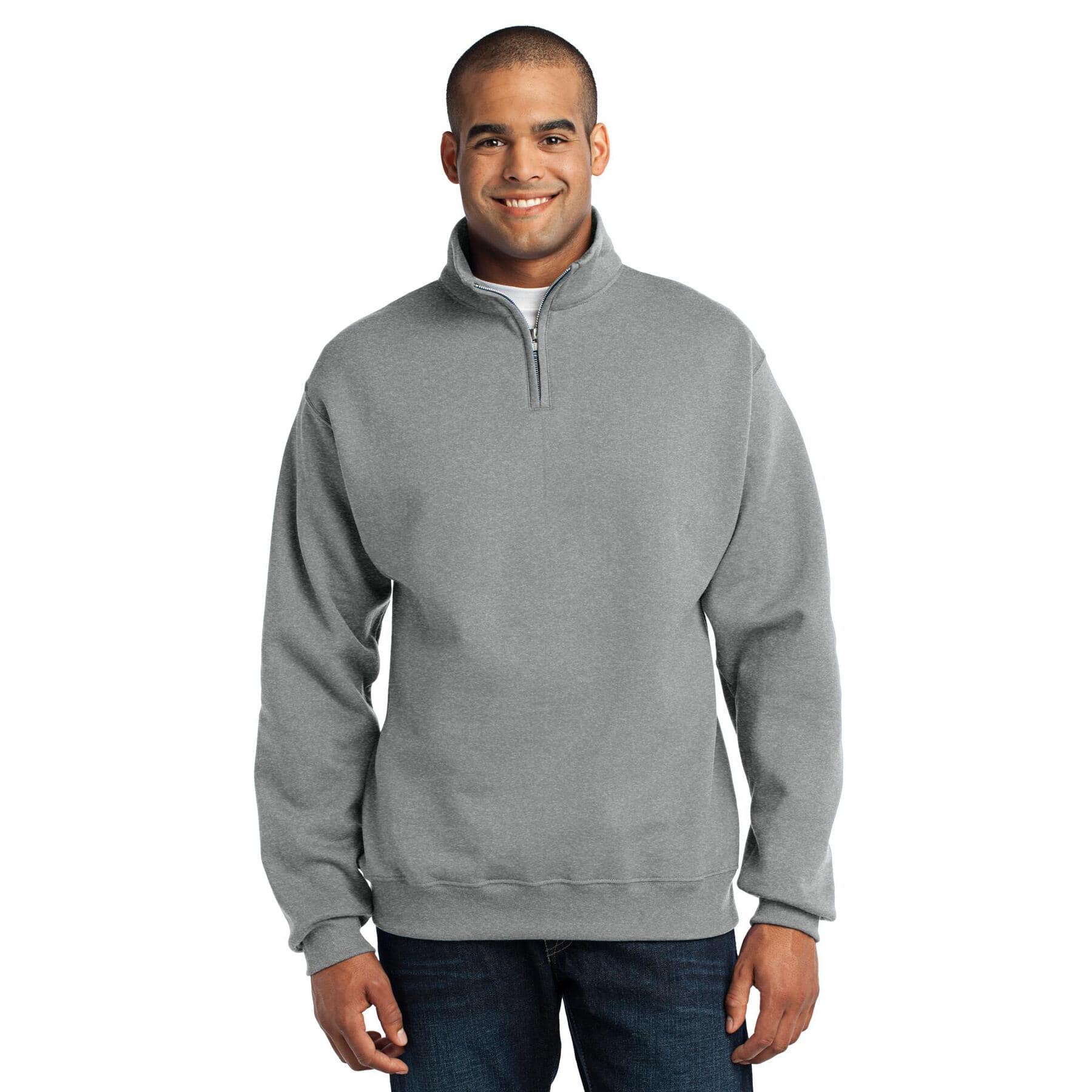 JERZEES® NuBlend® 1/4-Zip Cadet Collar Sweatshirt
