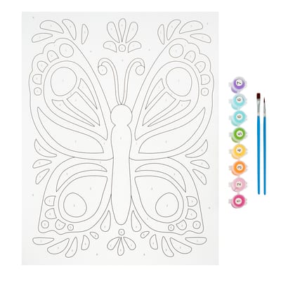 Butterfly Paint by Number Kit by Creatology™ | Michaels