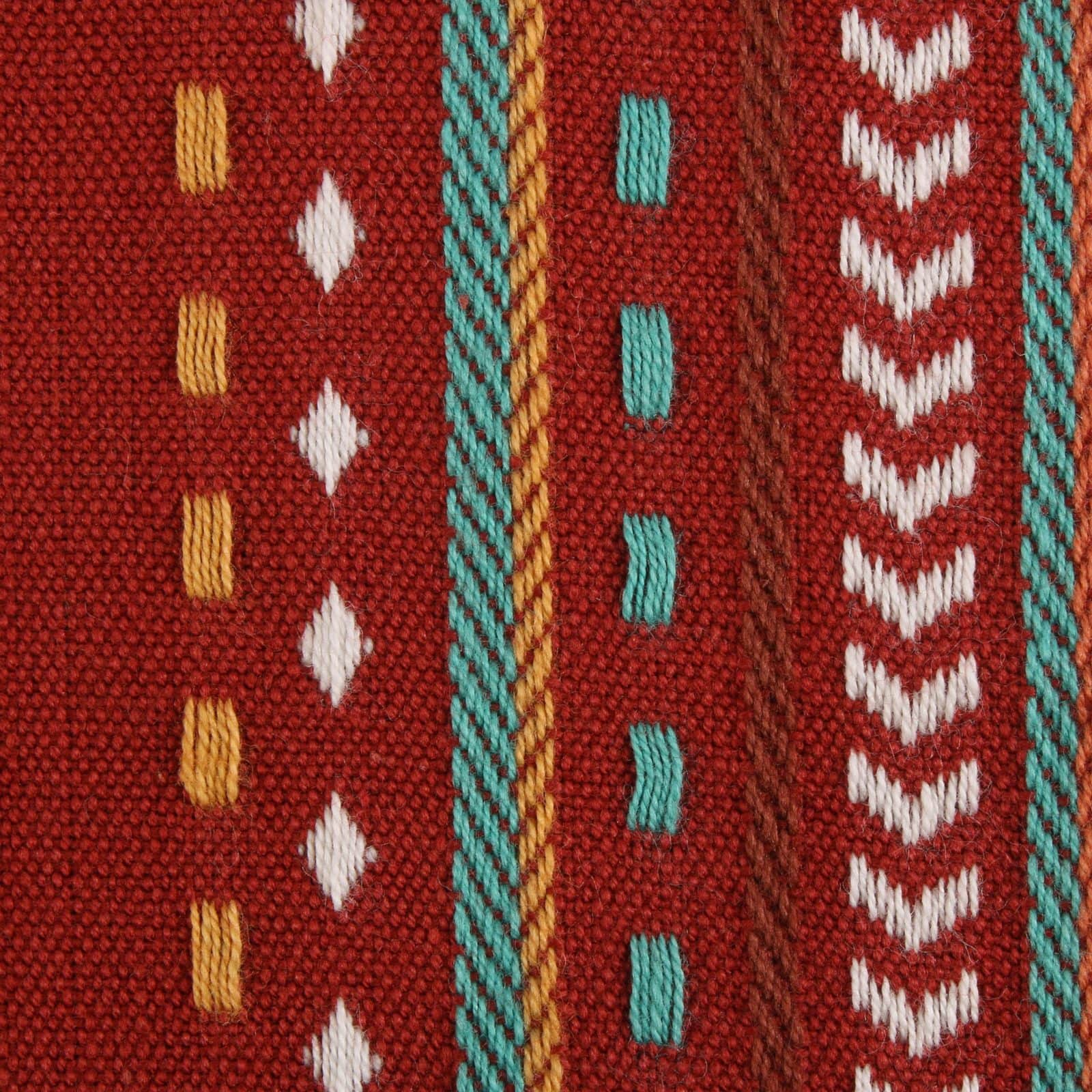 DII® Red Chipotle Stripe Fringed Cloth Dinner Napkins, 6ct.