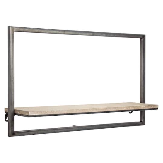 White Rustic Hanging One Shelf Rack | Floating Shelves | Michaels