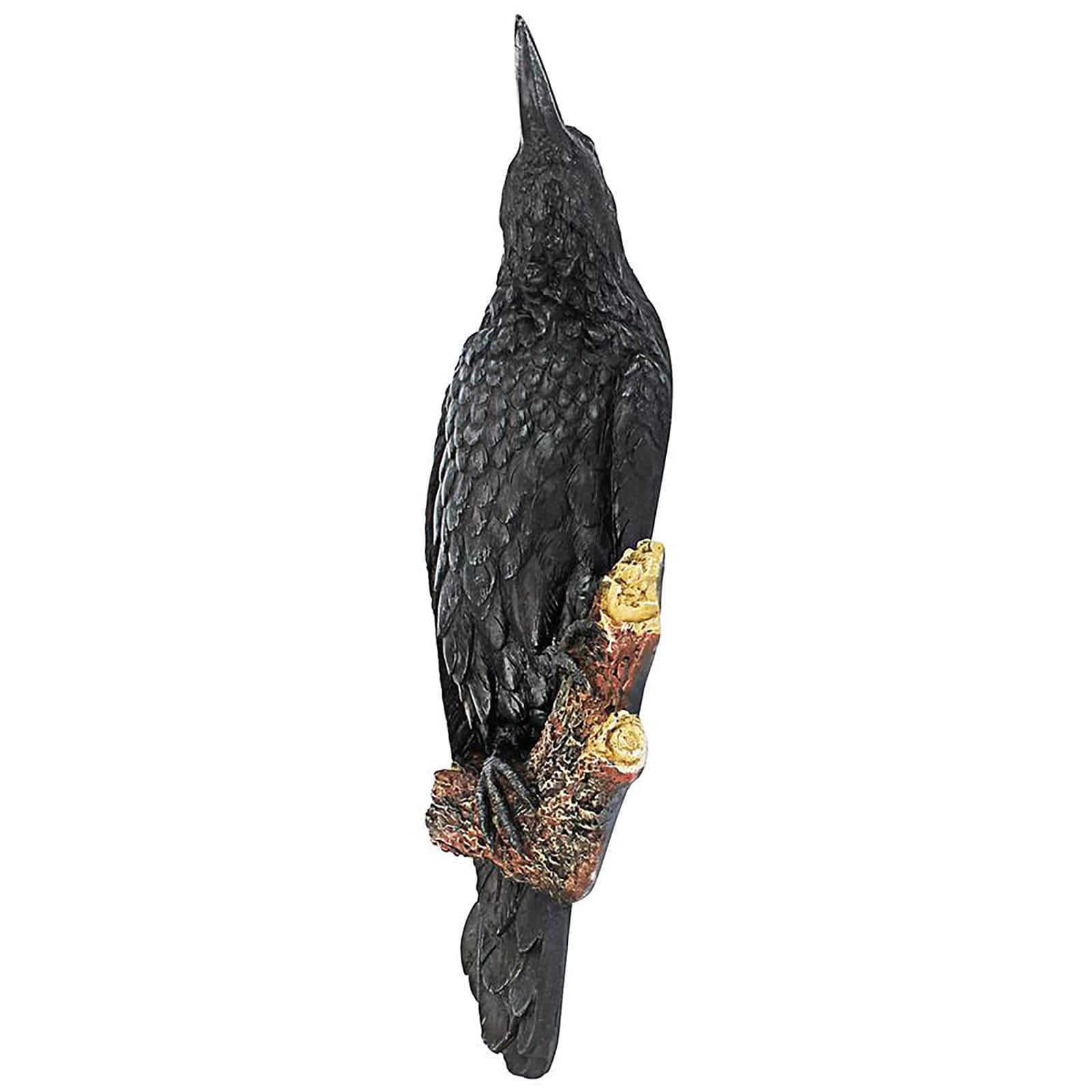 Design Toscano 18&#x22; The Raven&#x27;s Perch Wall Sculpture