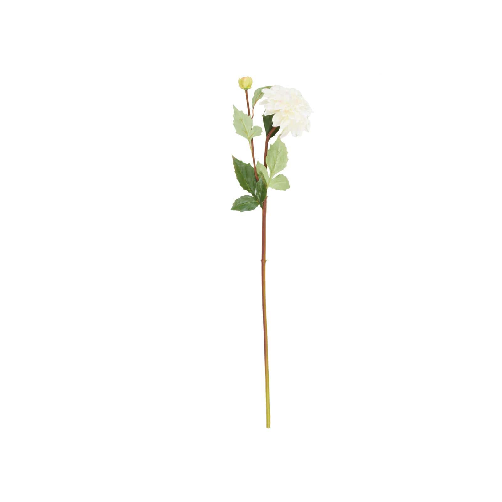 30&#x22; White Dahlia Artificial Flower Stem, 8ct.