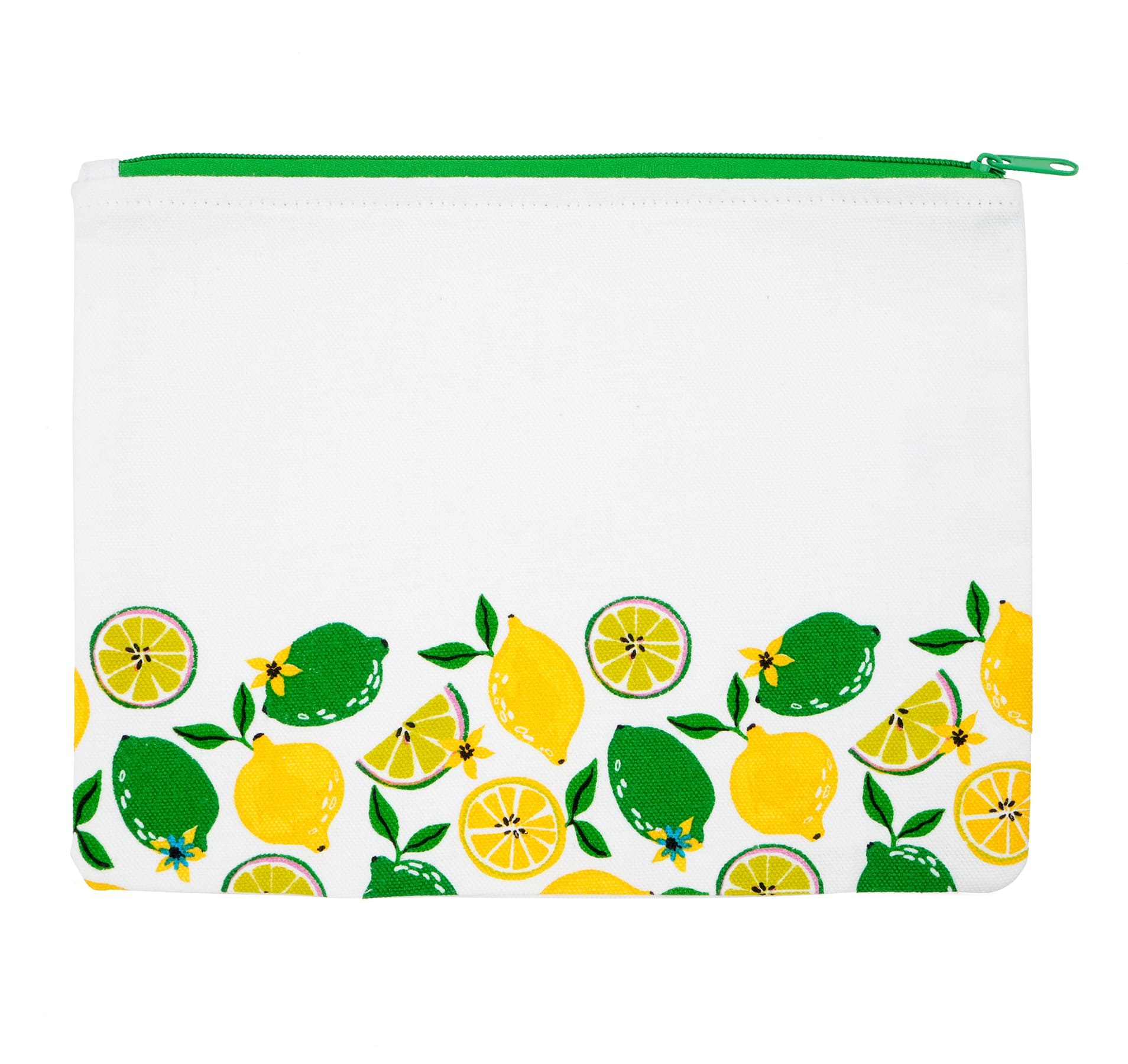 Sliced Lemon &#x26; Lime Print Summer Pouch by Make Market&#xAE;