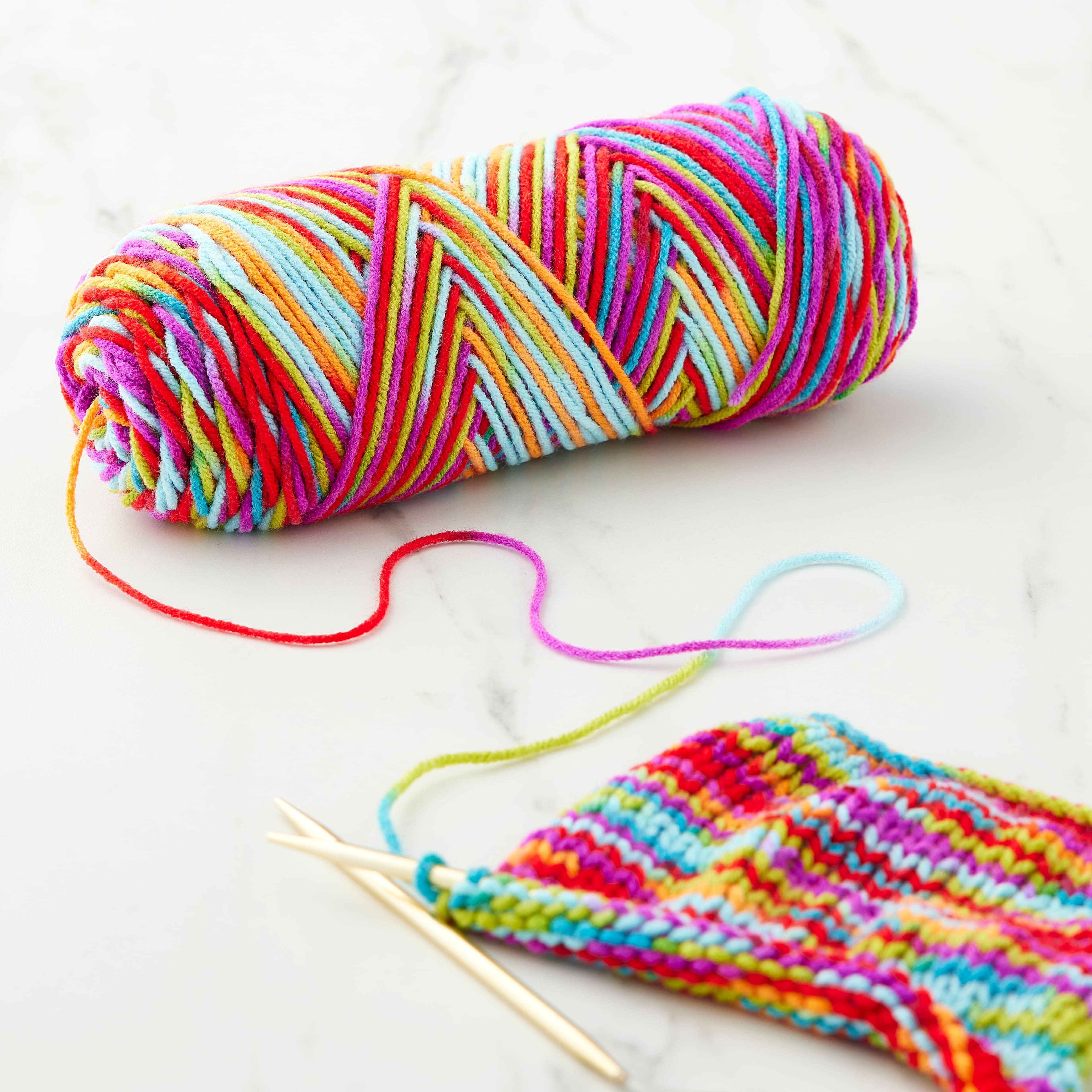 12 Pack: Soft Classic™ Multi Ombre Yarn by Loops & Threads®