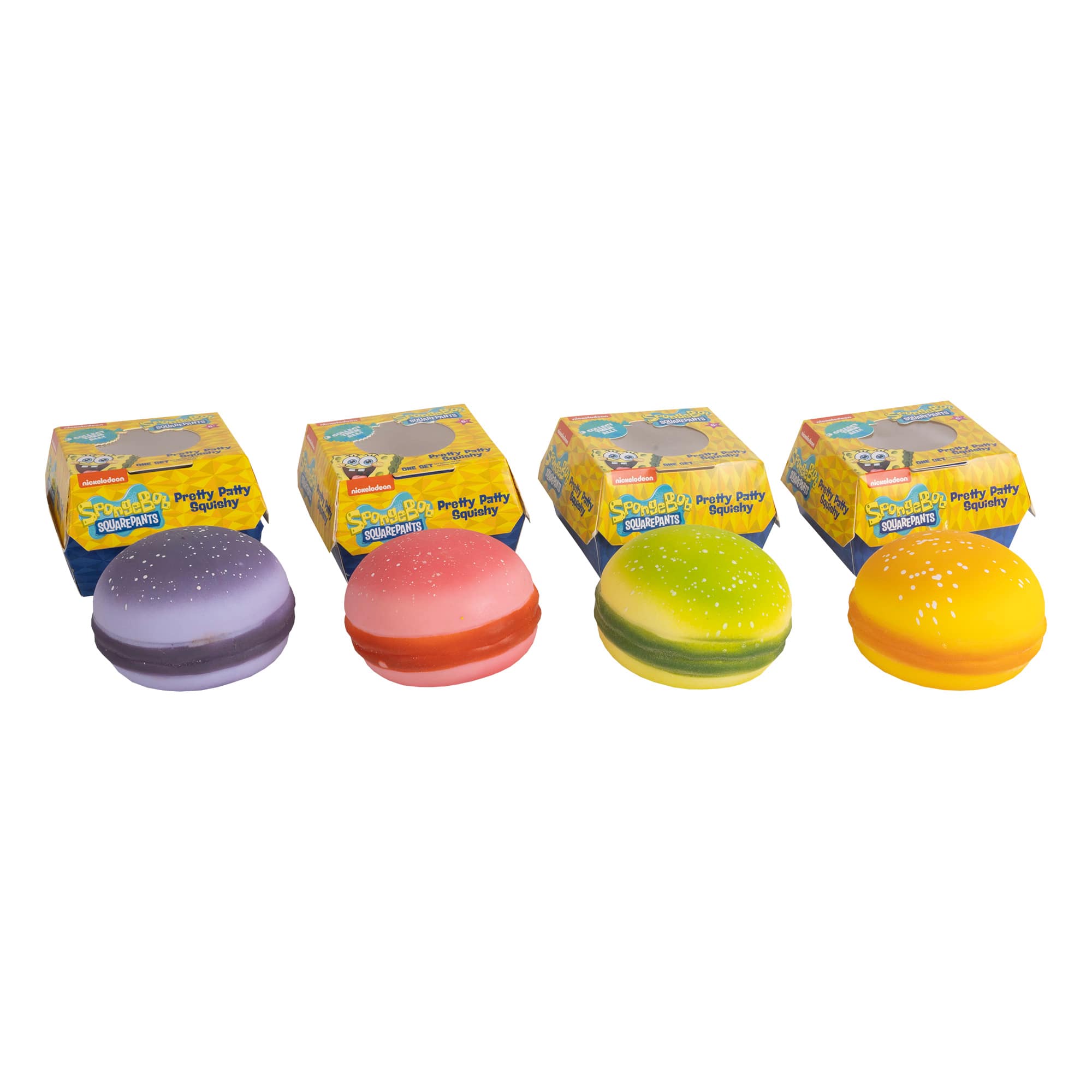 Assorted Nickelodeon&#xAE; SpongeBob SquarePants&#x2122; Pretty Patty Squishy, 1pc.