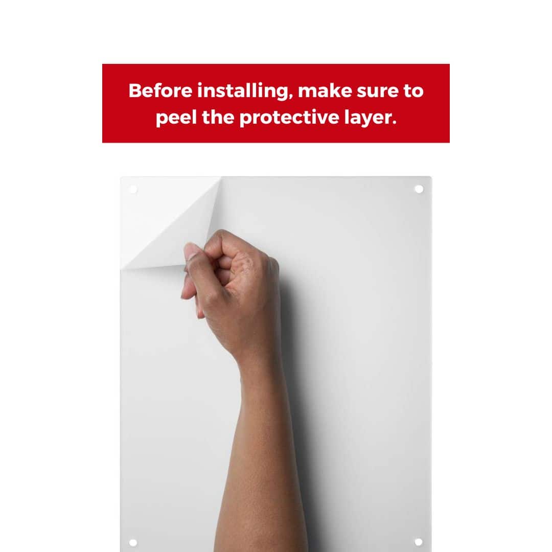 Cool Modern Frames Clear Acrylic Float Frame with Silver Hardware