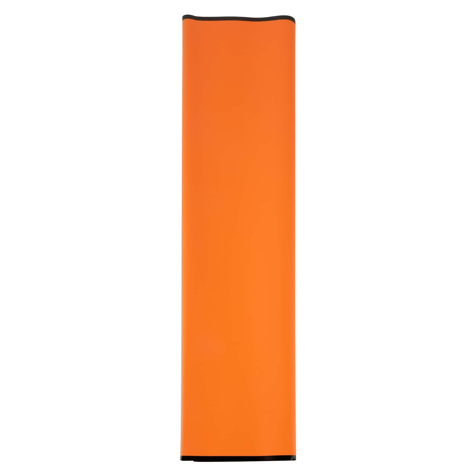 Orange with Black Border Floral Wrapping Paper by Ashland®