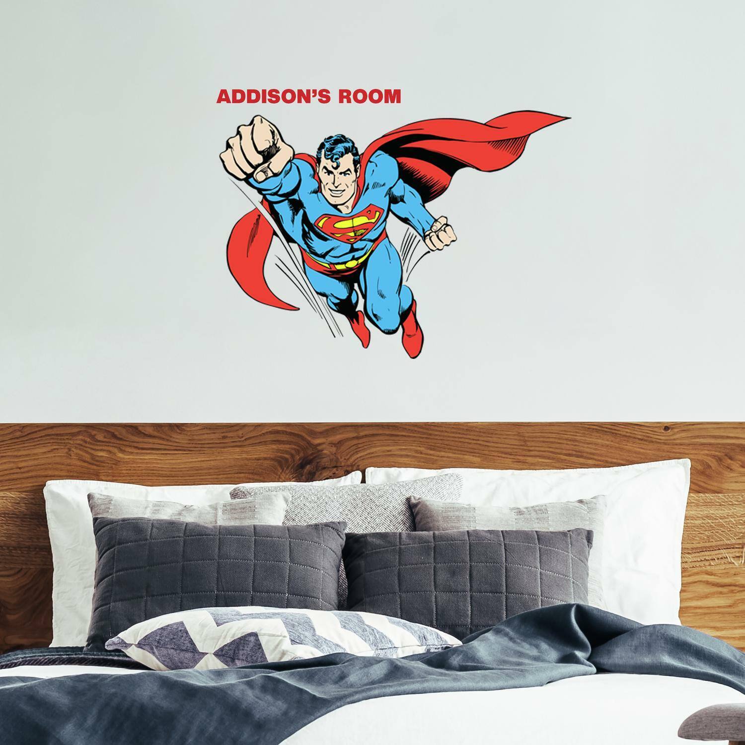RoomMates Classic Superman Peel & Stick Giant Wall Decals