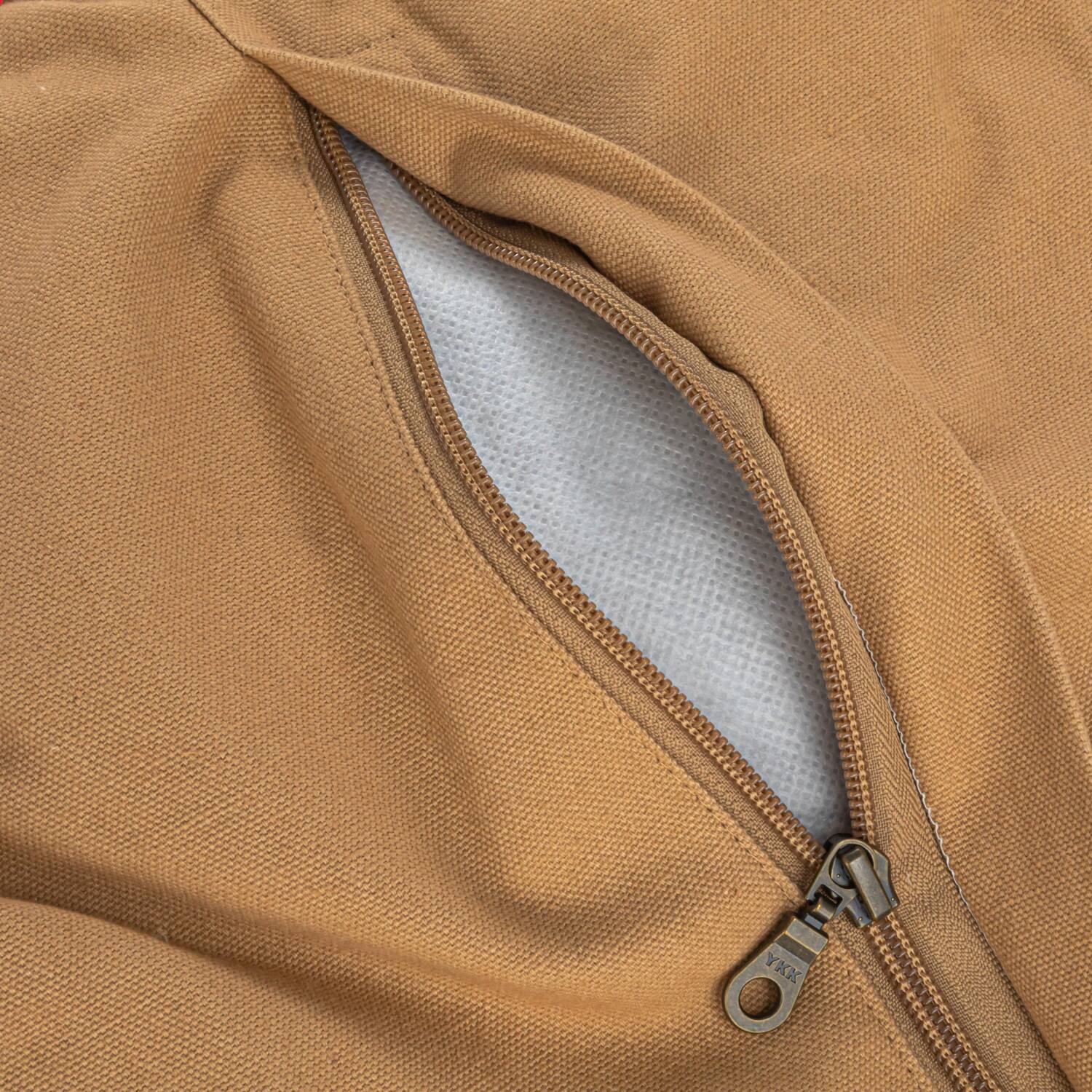 Hello Honey® 24" Pink & Brown Round Cotton Embroidered Sherpa Pet Bed