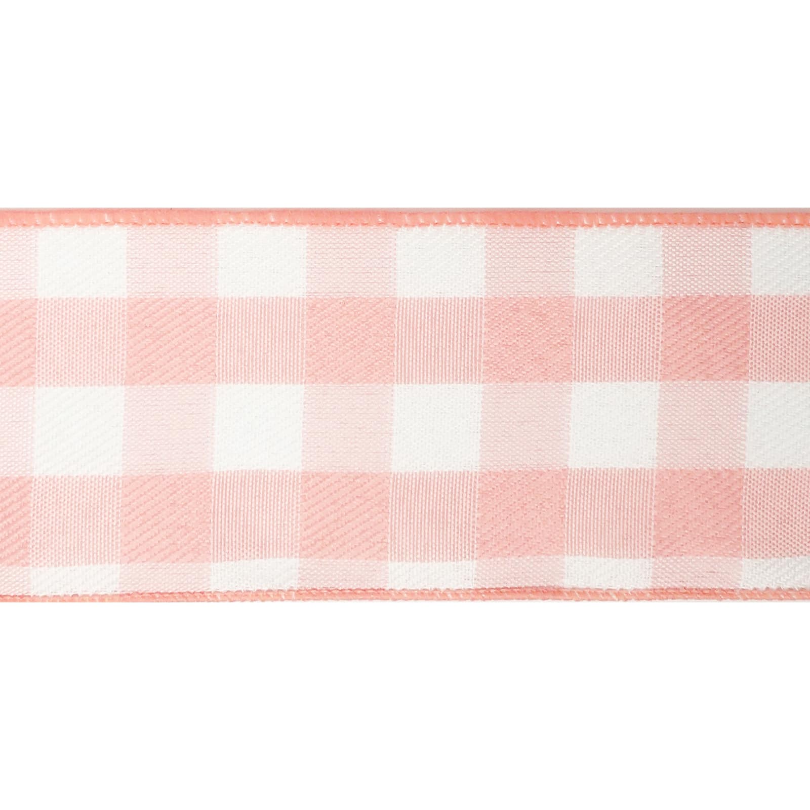 2.5&#x22; x 8.3yd. Wired Gingham Ribbon by Celebrate It&#x2122; D&#xE9;cor