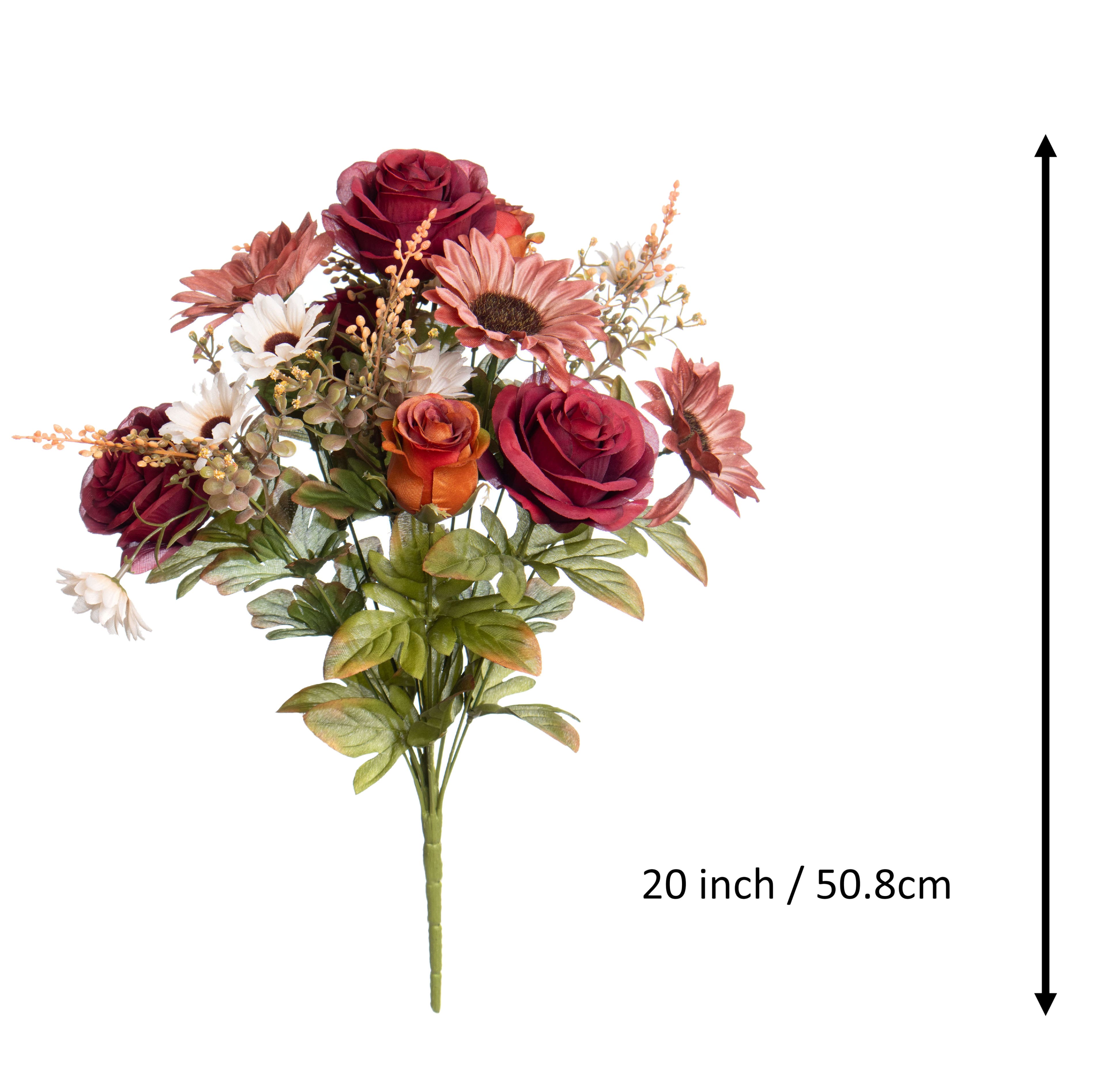 20&#x22; Rose, Sunflower &#x26; Daisy Mixed Deluxe Bush by Ashland&#xAE;