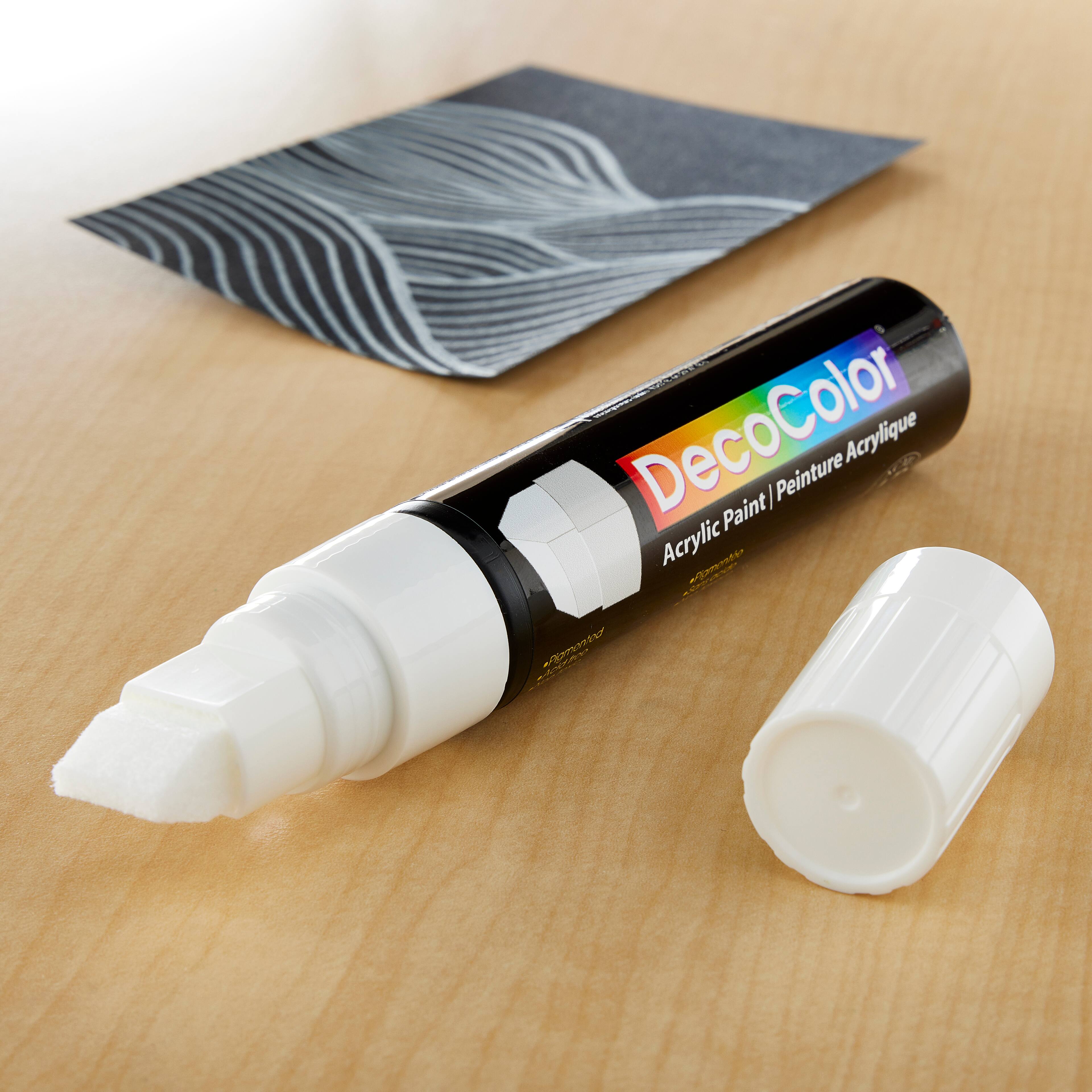 6 Pack: DecoColor&#xAE; Jumbo White Acrylic Paint Marker