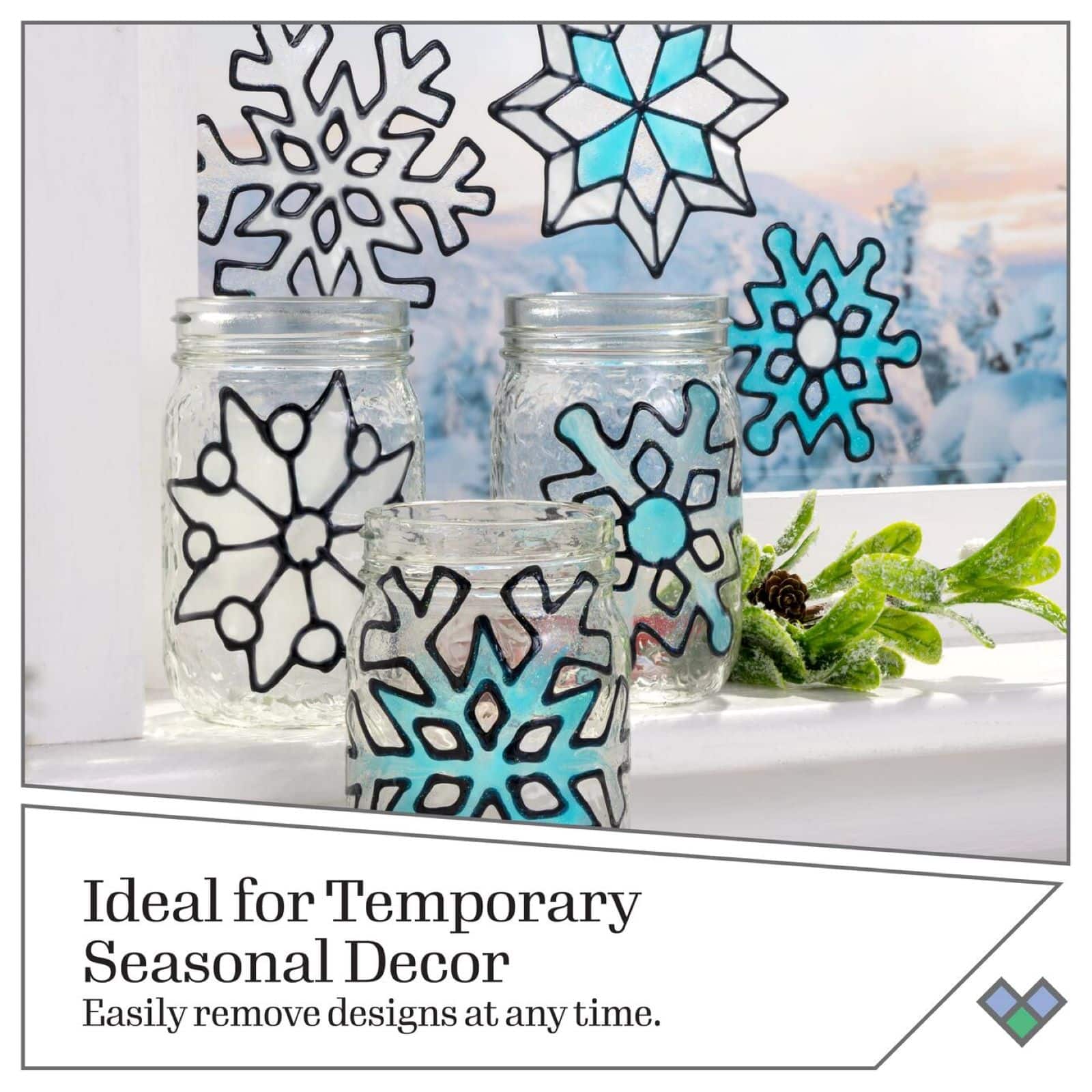 Gallery Glass® Liquid Leading™ Holiday Paint Kit