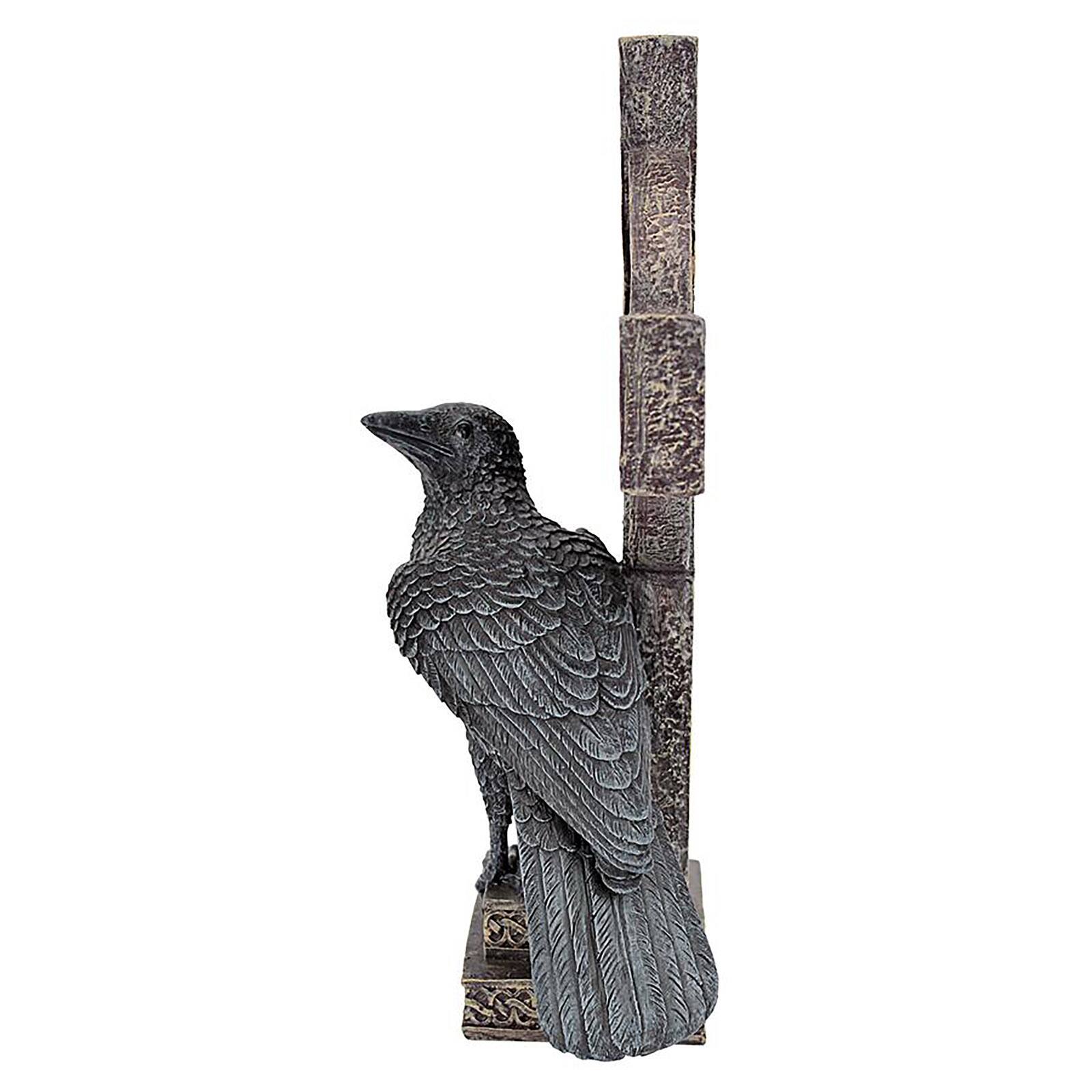 Design Toscano 12.5" Never-Ending Darkness Celtic Raven Statue